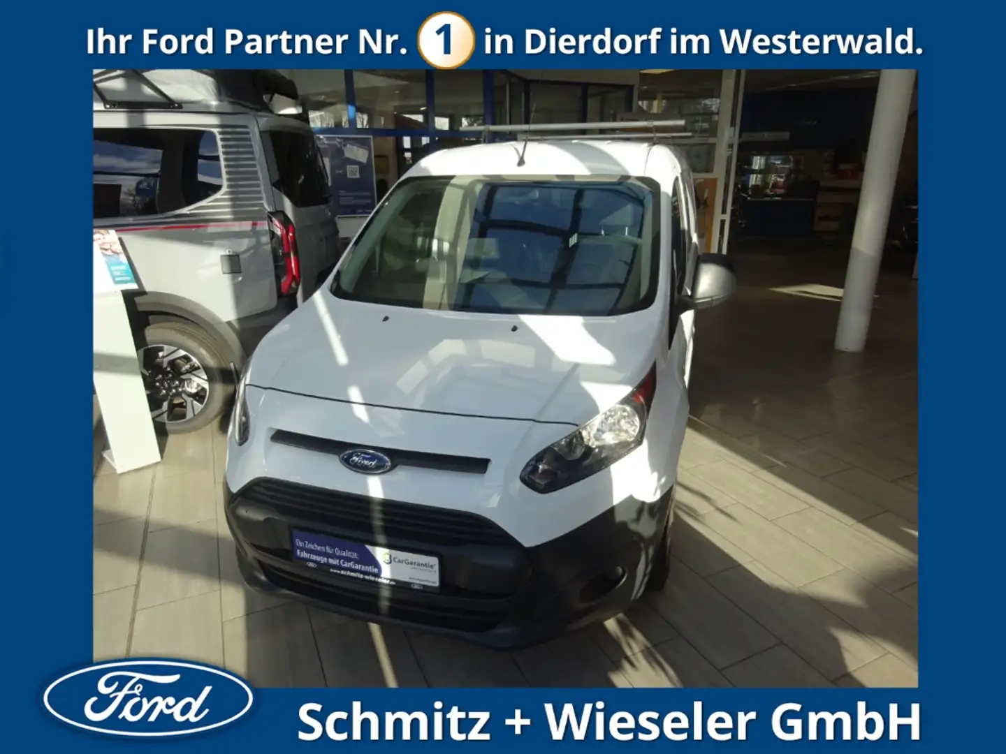 Ford Transit Connect KastenL2 1.5 TDCi,Klima,Anhängerku Weiß - 1