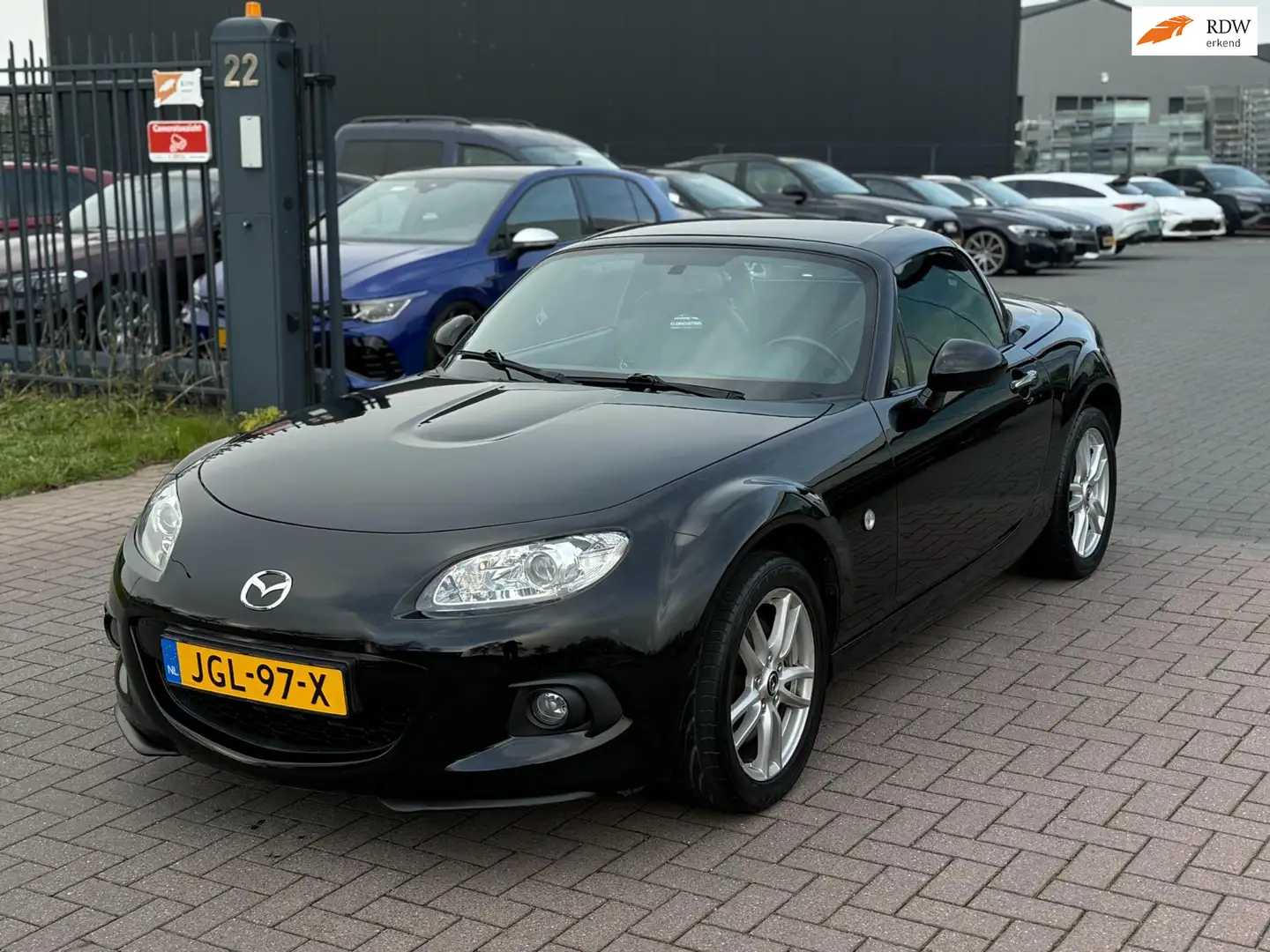 Mazda MX-5 1.8 TS+ Roadster 2013 Zwart 127PK Hardtop Schwarz - 1