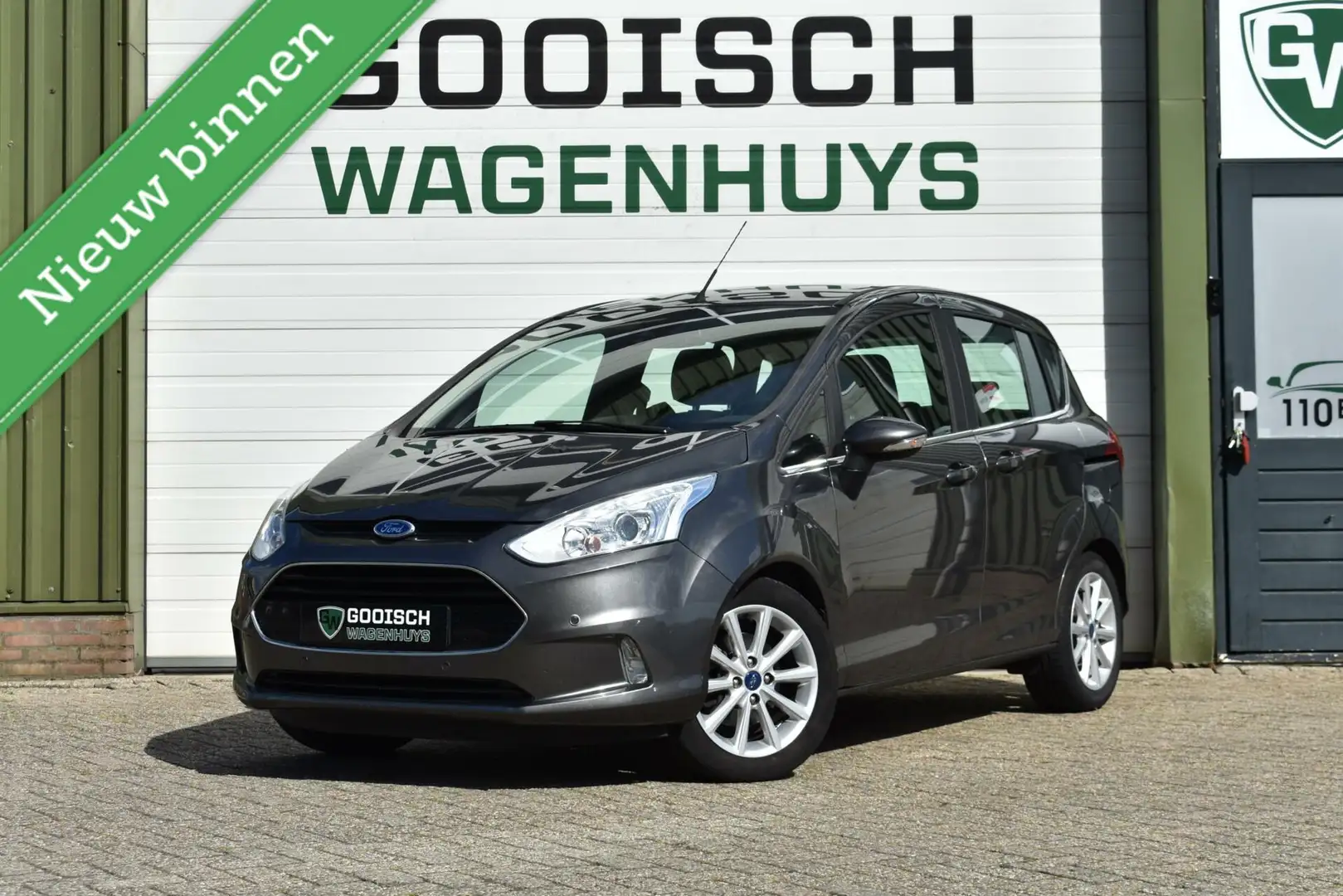 Ford B-Max 1.0 EcoBoost Titanium | Navi | Camera | Cruise | Grijs - 1
