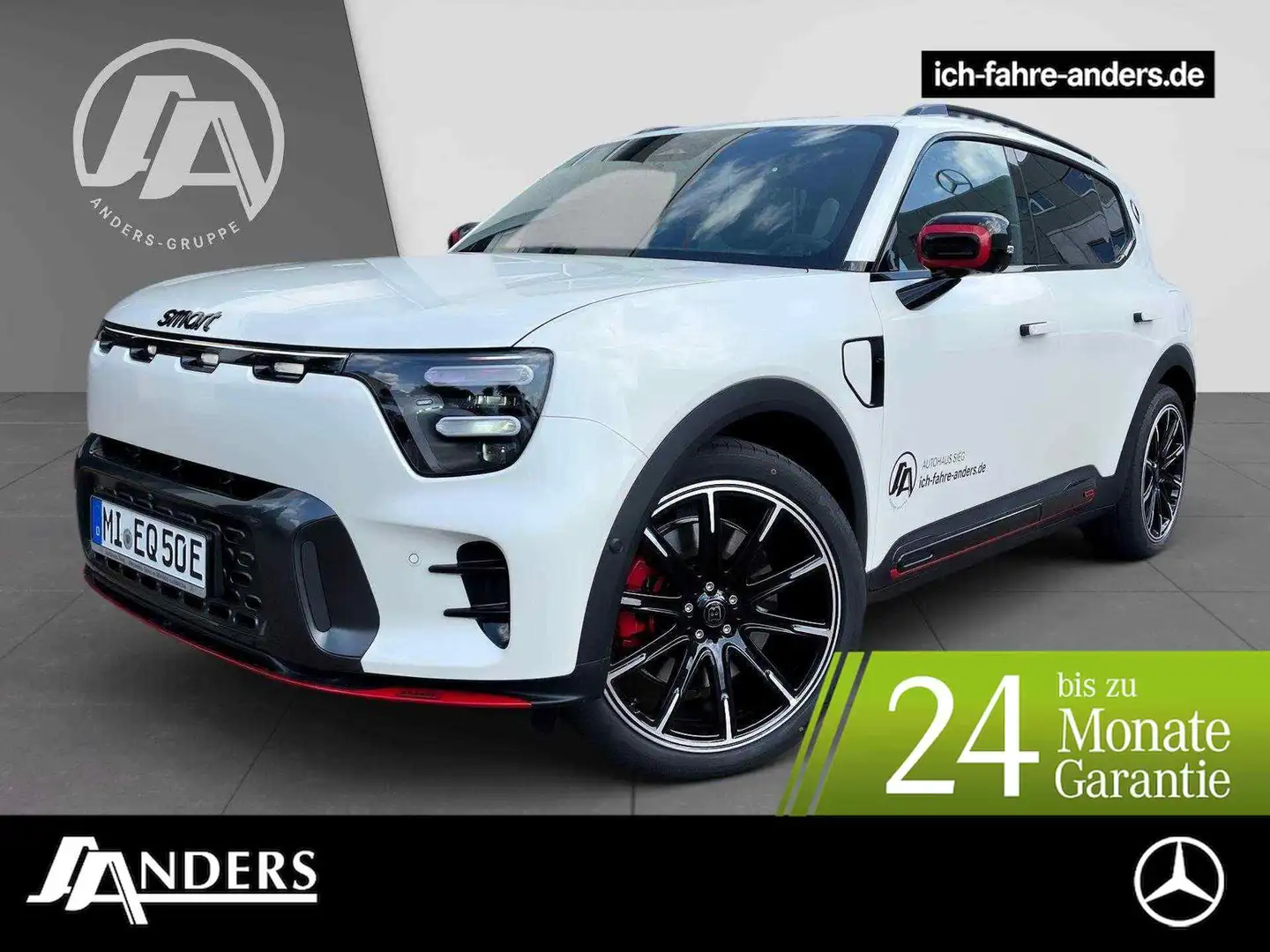 smart #5 Brabus +PDC+Distronic+Pano+SHZ+MATRIX+KeyLess Blanco - 1