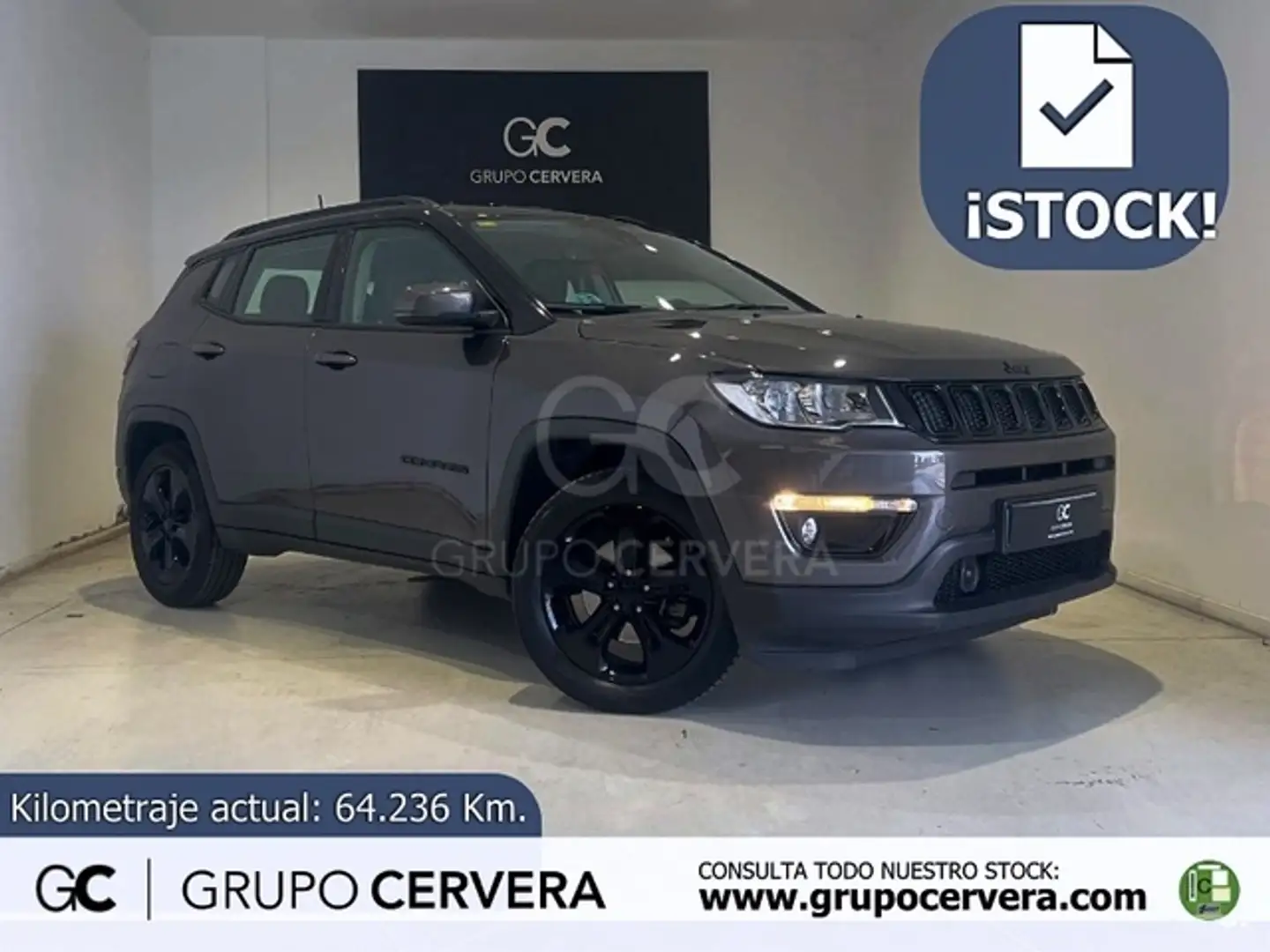 Jeep Compass 1.4 Multiair Night Eagle 4x2 103kW Gris - 1