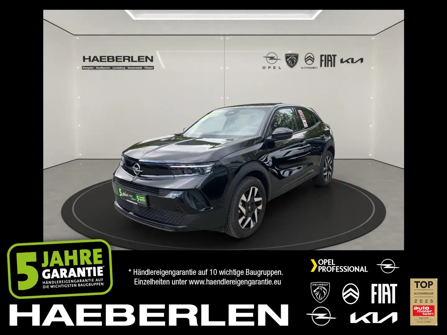 Opel Mokka 1.2 Turbo Elegance FLA LM KAM LED W-Paket Schwarz - 1