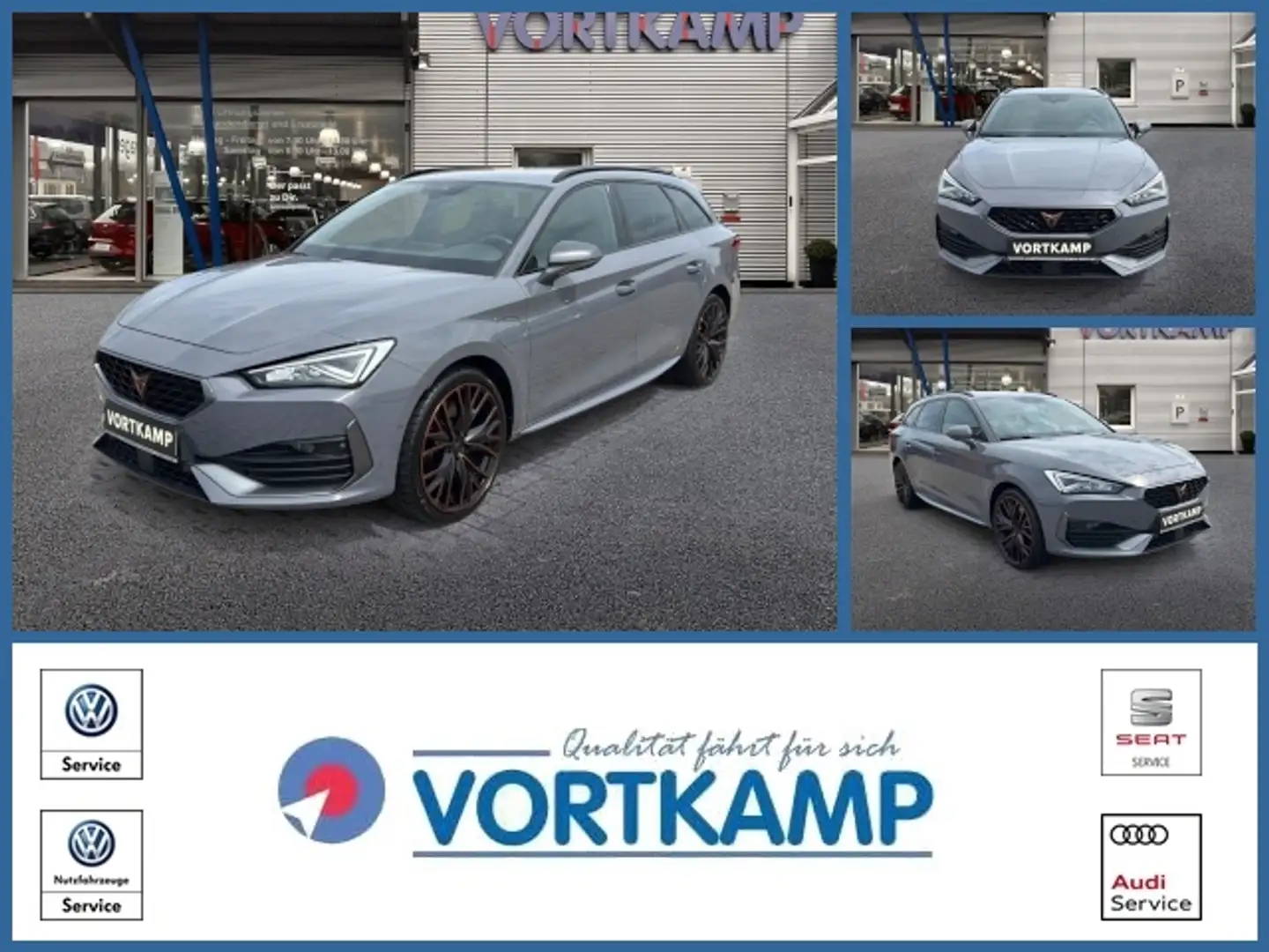 CUPRA Leon SP e-Hybrid Kamera/fullLInk/el.Heckklappe Grau - 1