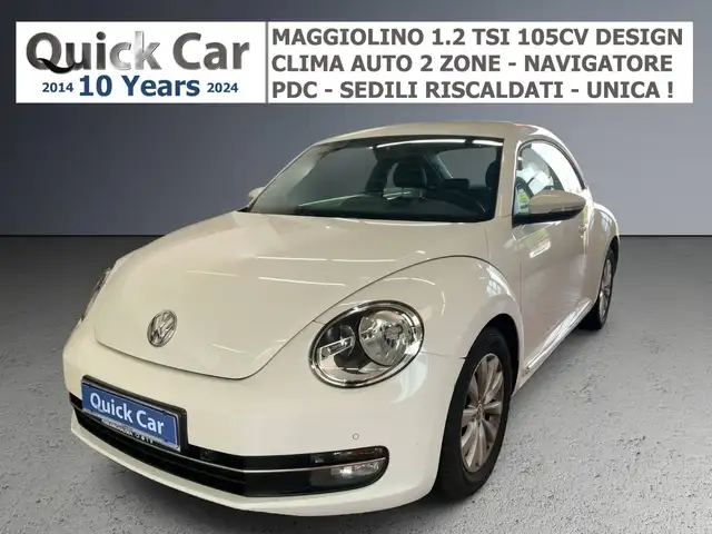 Volkswagen Maggiolino 1.2 tsi Design NAVIGATORE,CLIMA AUTOMATICO 2 ZONE, SEDILI RISCALDATI,SENSORI PARCHEGGIO ANT/POST,OCCASIONE UNICA !