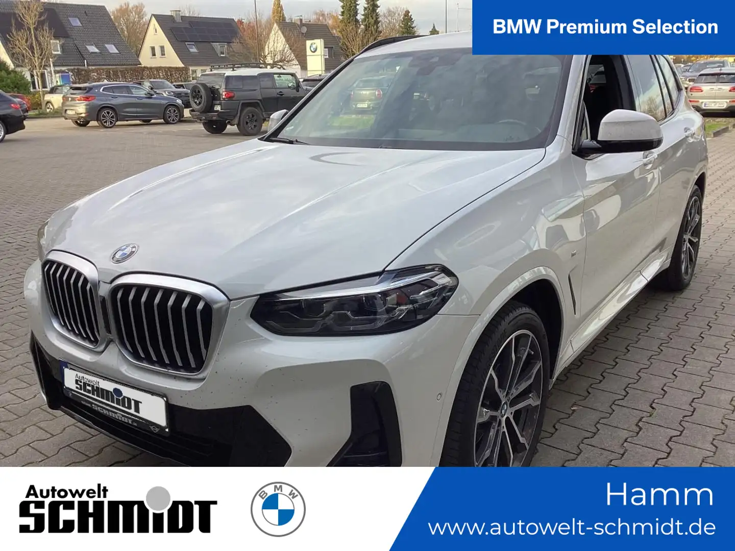 BMW X3 xDrive20d M Sportpaket + 2Jahre-BPS.-GARANTIE Weiß - 1