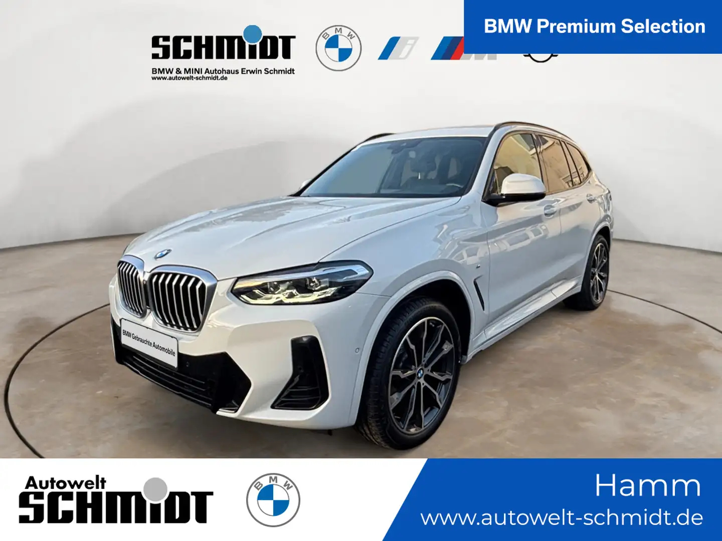 BMW X3 xDrive20d M Sportpaket + 2Jahre-BPS.-GARANTIE Bianco - 1