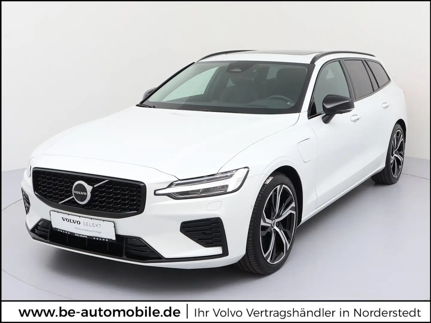 Volvo V60 T6 AWD Ultra Dark Recharge Plug-In Hybrid *AHK*360°* Weiß - 1