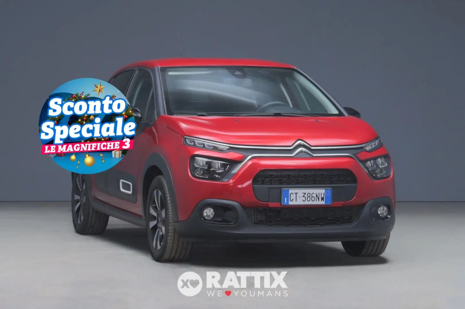 Citroen C3 1.2 Puretech 110CV Max Rood - 1