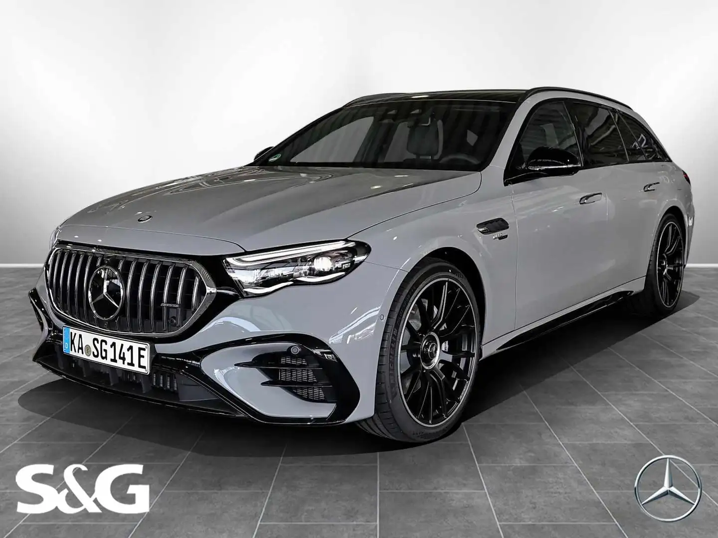Mercedes-Benz E 53 AMG Hybrid 4M+ T AMG MBUX+DIG-LED+AHK+Pano Šedá - 1