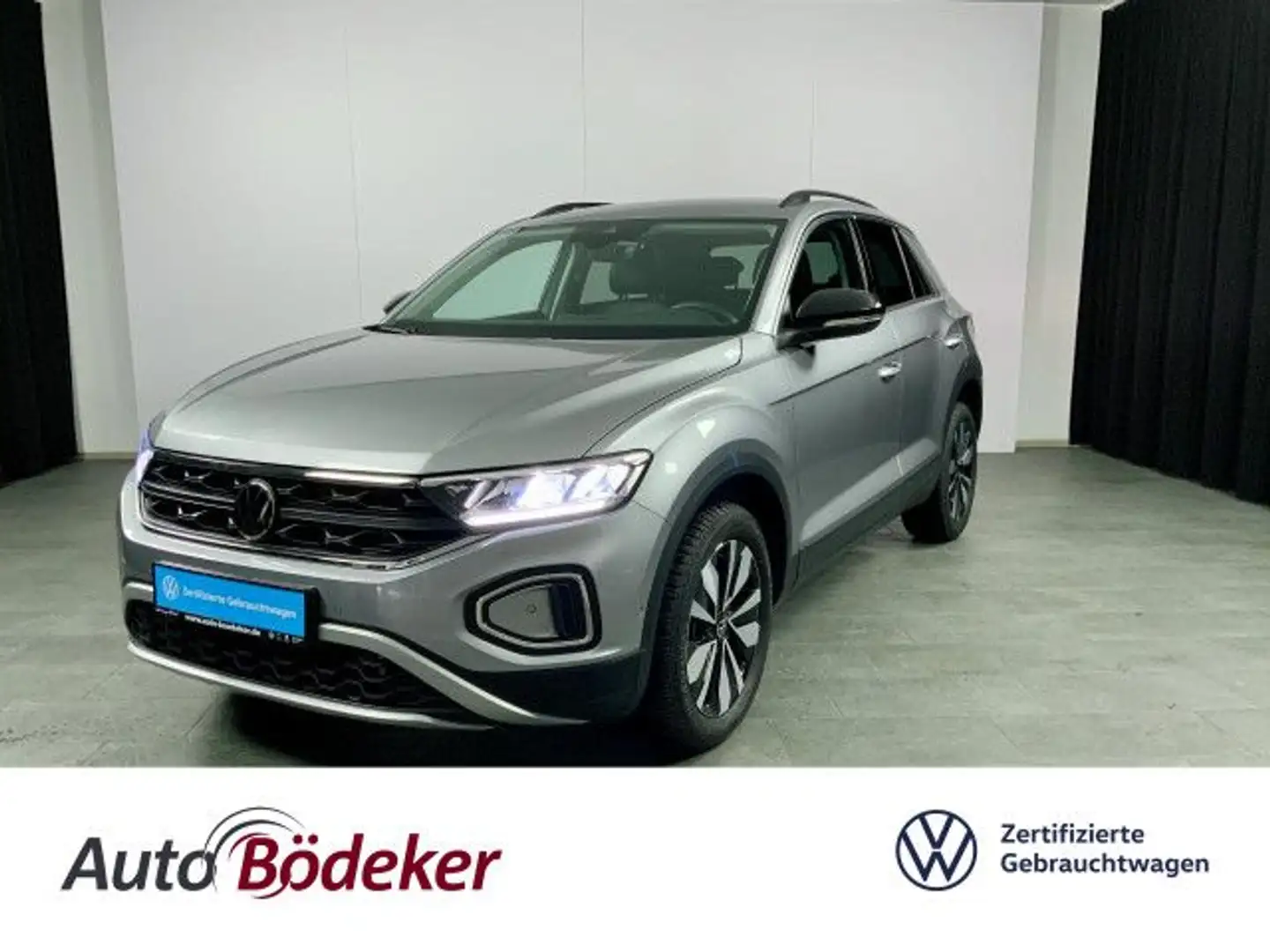 Volkswagen T-Roc 1.5 TSI 6-Gang GOAL Garantie b. 27.11.29 / Silber - 1
