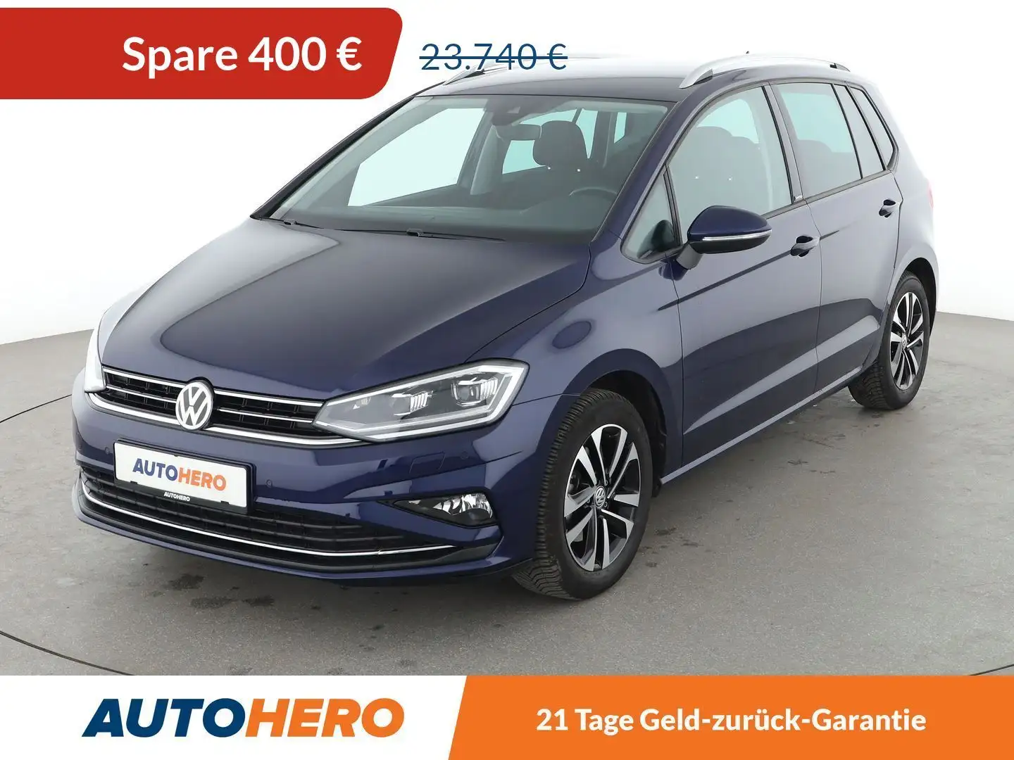 Volkswagen Golf 1.5 TSI ACT United Aut.*NAVI*PDC*SHZ* Blau - 1