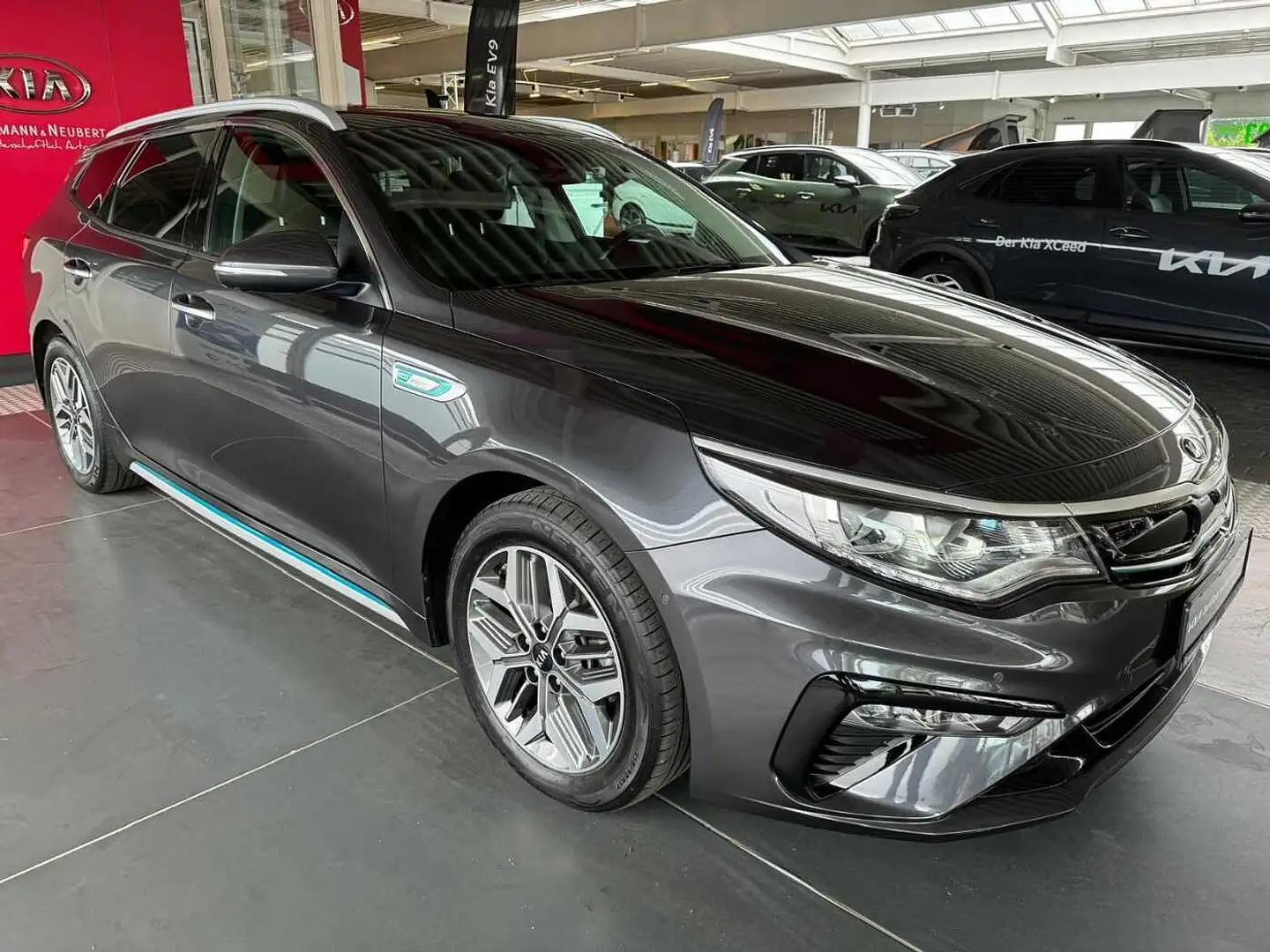 Kia Optima Sportswagon PHEV Spirit Leder El. Heckl. Grau - 2