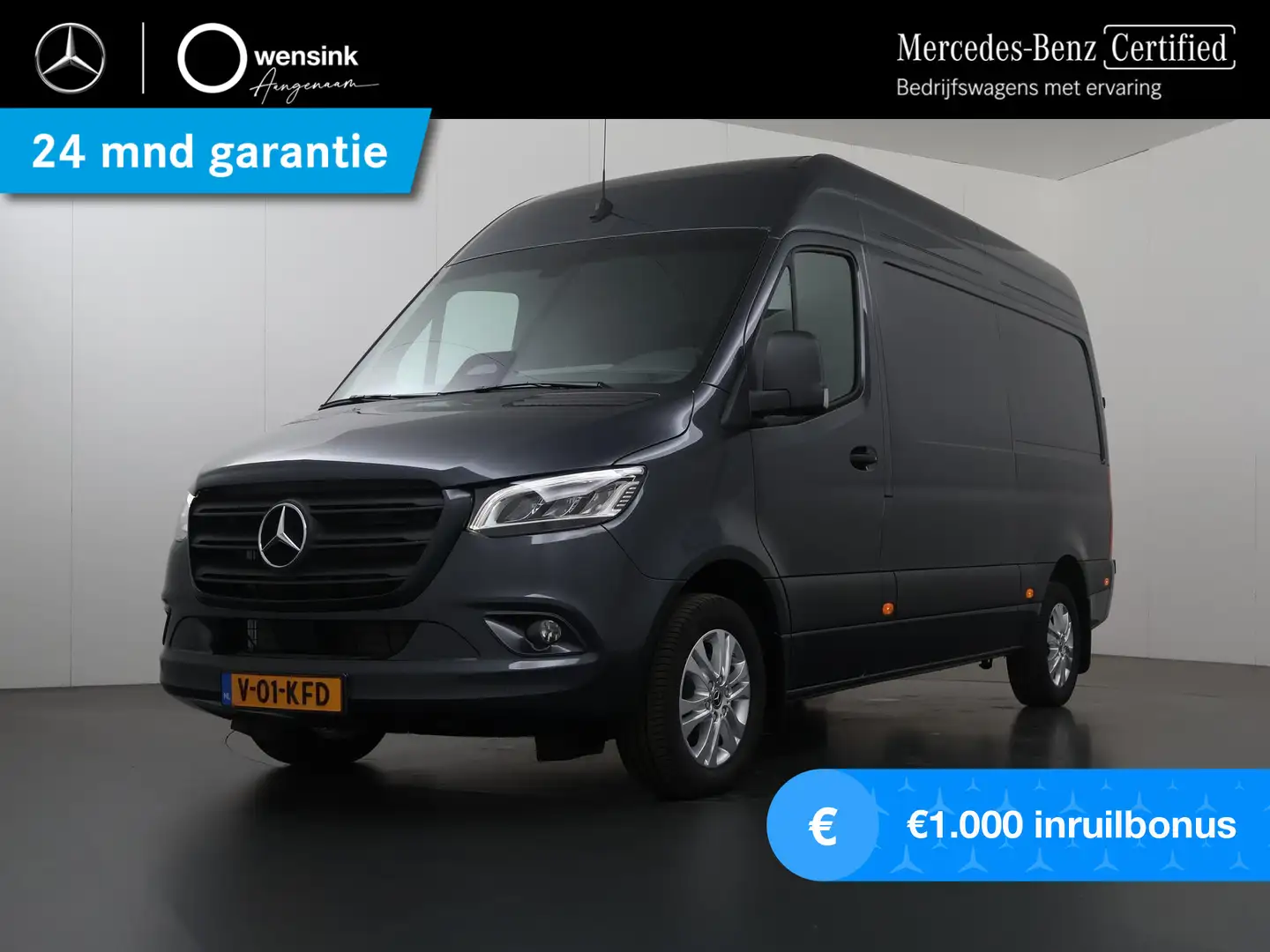 Mercedes-Benz Sprinter 319 CDI Aut. | L2 H2 | Select | Keyless Go | Parke Grigio - 1
