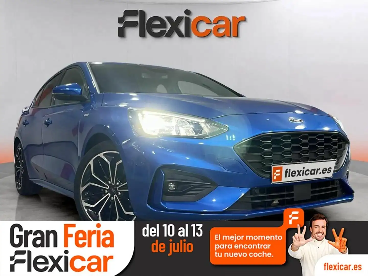 Ford Focus 1.0 Ecoboost MHEV 114kW ST-Line Bleu - 1