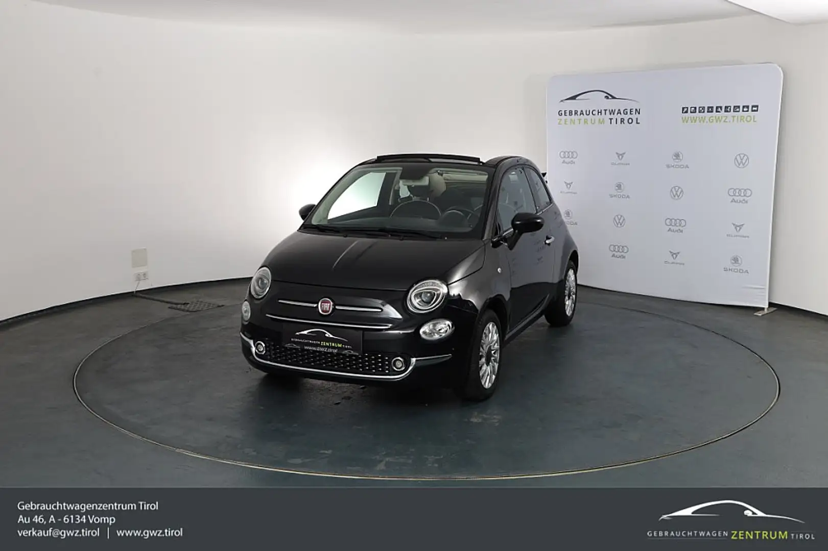 Fiat 500C 1,2 Fire 70 Lounge CITY COMFORT NAVI TOP Černá - 1