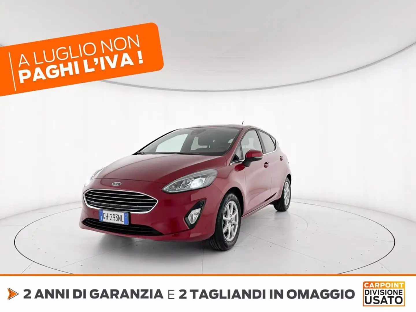 Ford Fiesta 5p 1.0 ecoboost hybrid titanium s&s 125cv my20.75 Rosso - 1
