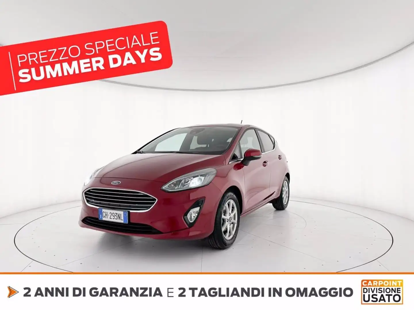 Ford Fiesta 5p 1.0 ecoboost hybrid titanium s&s 125cv my20.75 Rosso - 1