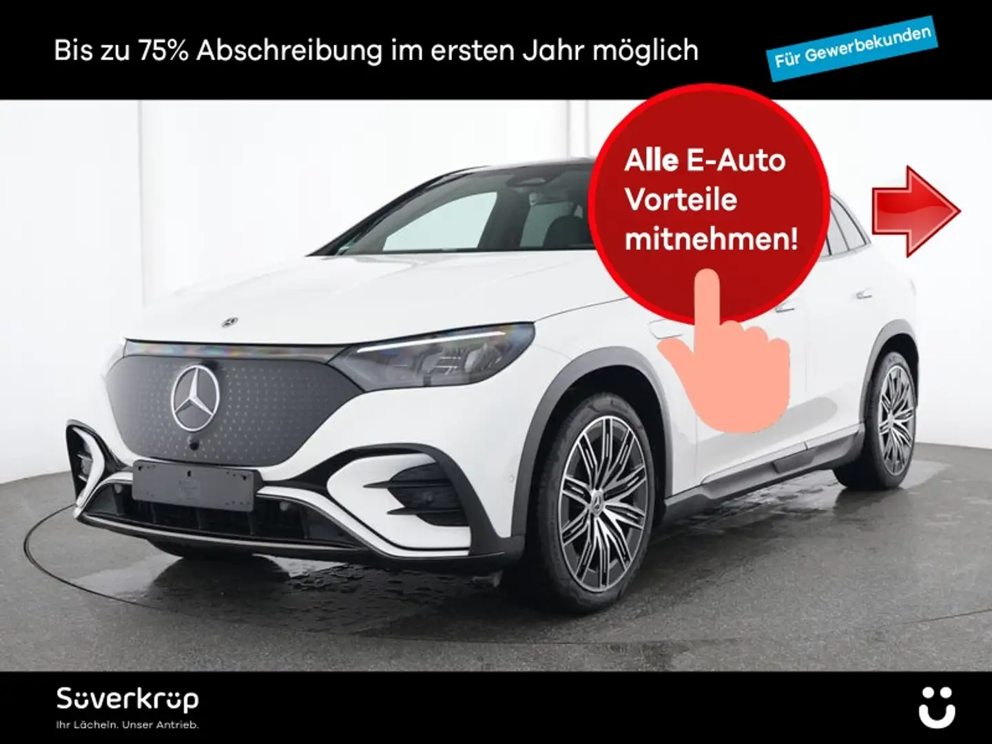 Mercedes-Benz EQE SUV EQE 300 SUV , AMG NIGHT MEMO AHK DISTR KAMERA Weiß - 1