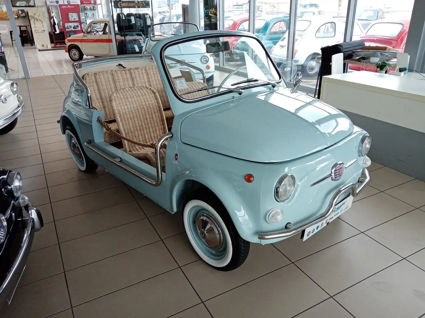 Fiat 500 Bleu - 2
