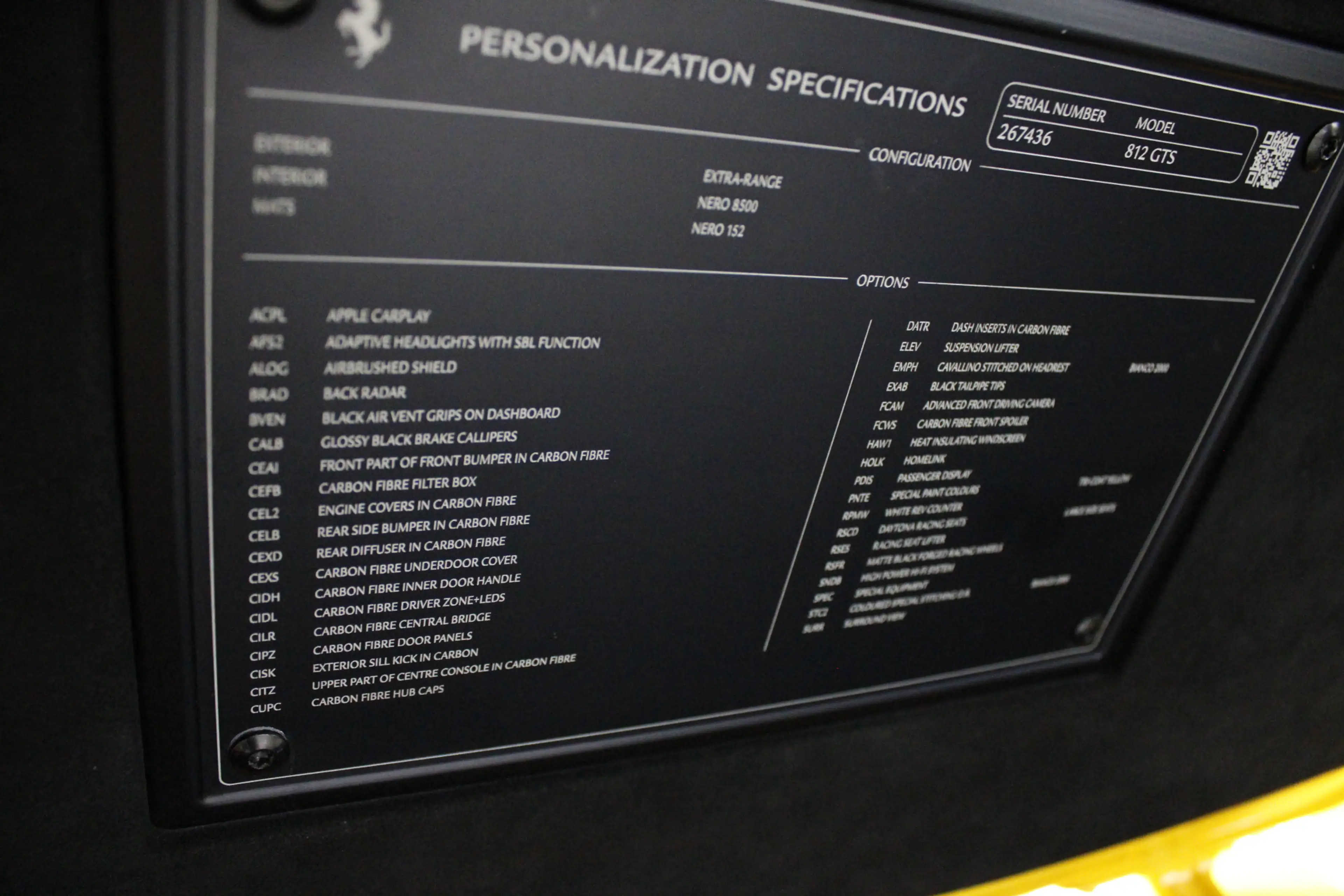 Ferrari 812 GTS 6.5 V12 HELE Full carbon  360° Lift Passenger — photo 43