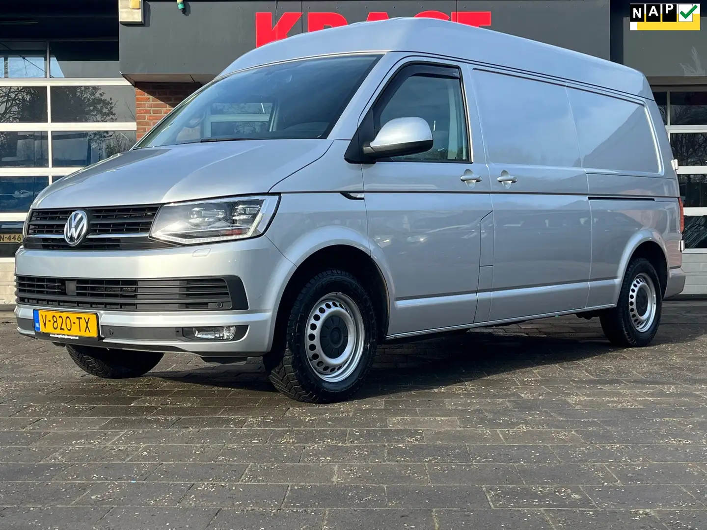 Volkswagen Transporter 2.0 TDI L2H3 Highline|AUTOMAAT|adaptieve cruise co Zilver - 1