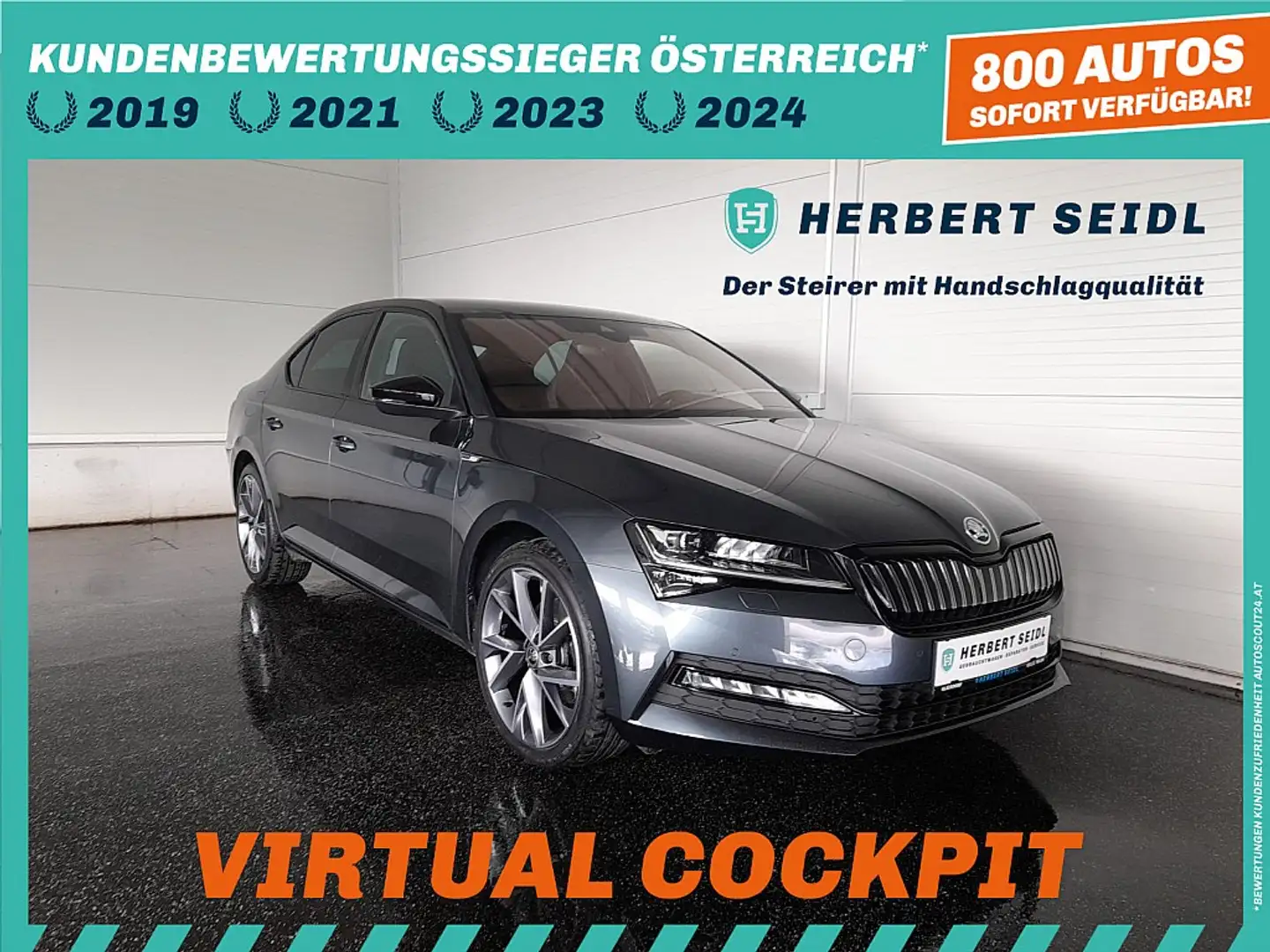 Skoda Superb LIMO SPORTLINE IV 156/218 DSG *MATRIX-LED / DCC... Grau - 1