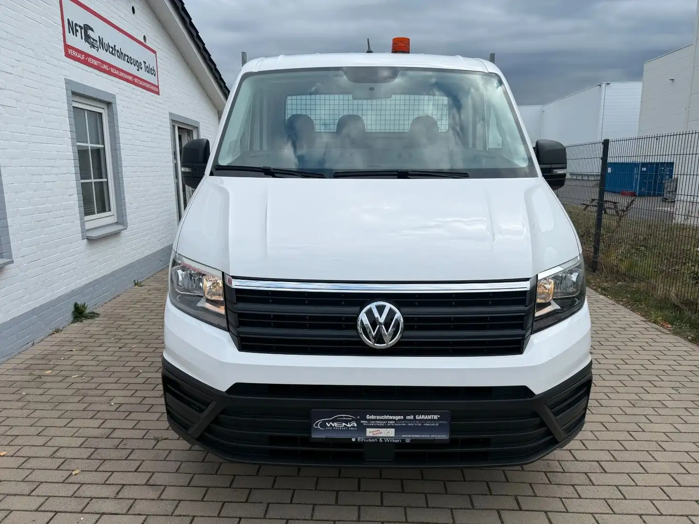 Volkswagen Crafter Pritsche L4/AHK/KLIMA/1HAND/TÜVNEU/42TKm Weiß - 2