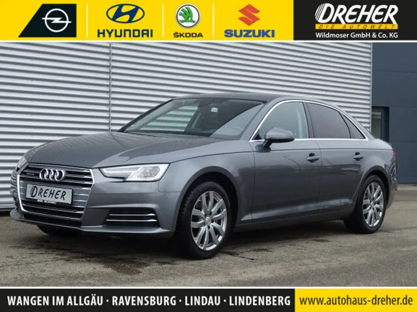 Audi A4 A4 2.0 TDI sport quattro Autom./Klima/Xenon Gris - 1