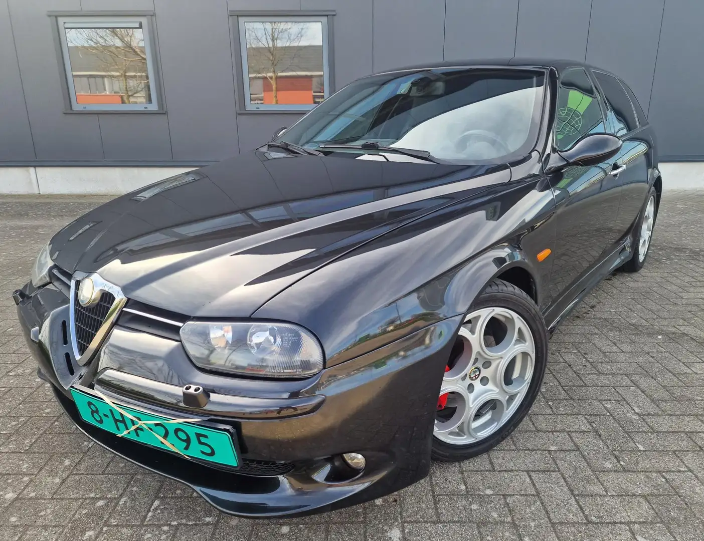Alfa Romeo 156 Sportwagon 3.2 V6 GTA, netto € 17.950, nwe distrib Zwart - 1