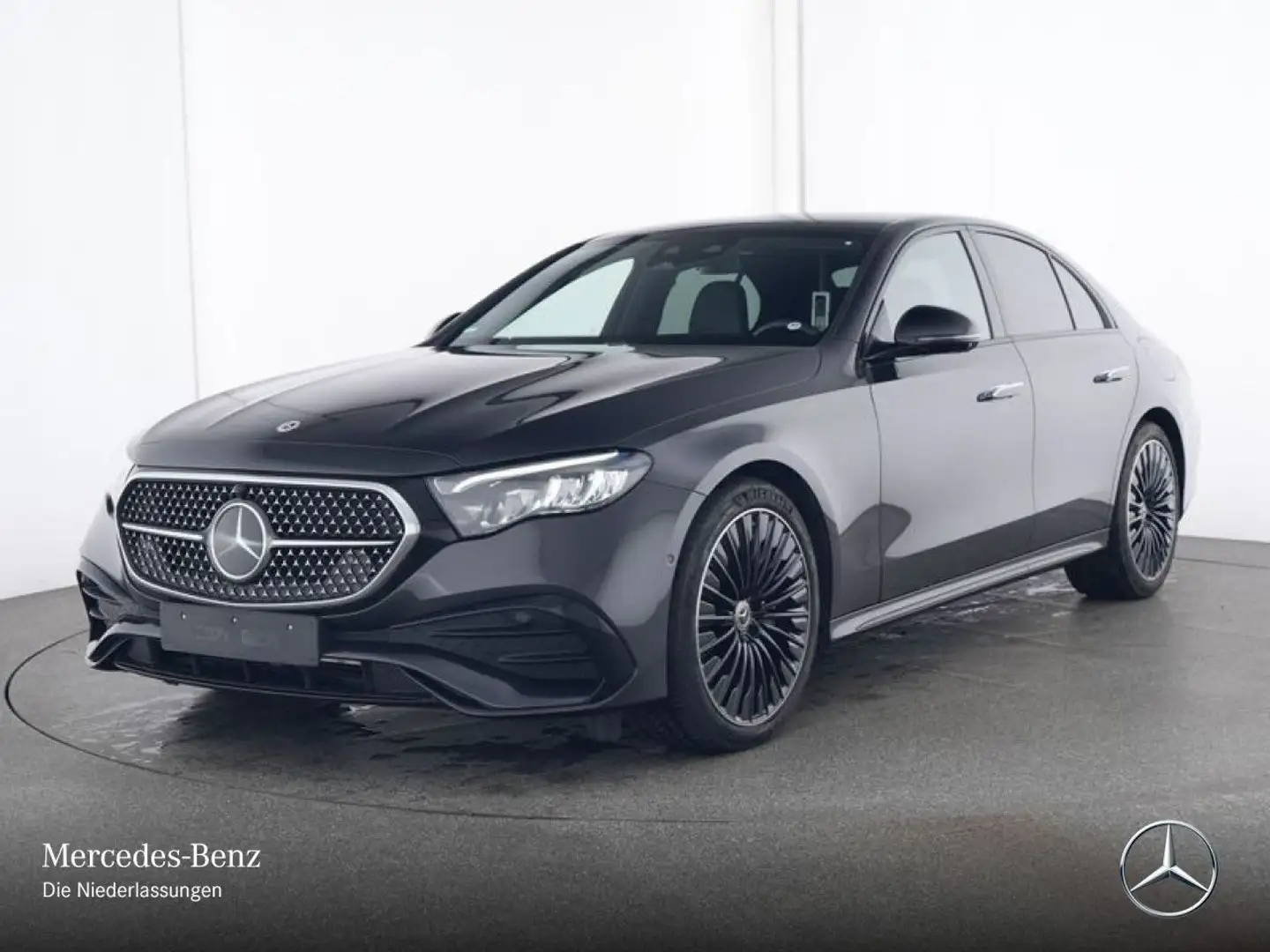 Mercedes-Benz E 300 de 4M Hybrid AMG Fahrass 360° Airmat Distr. Grijs - 2