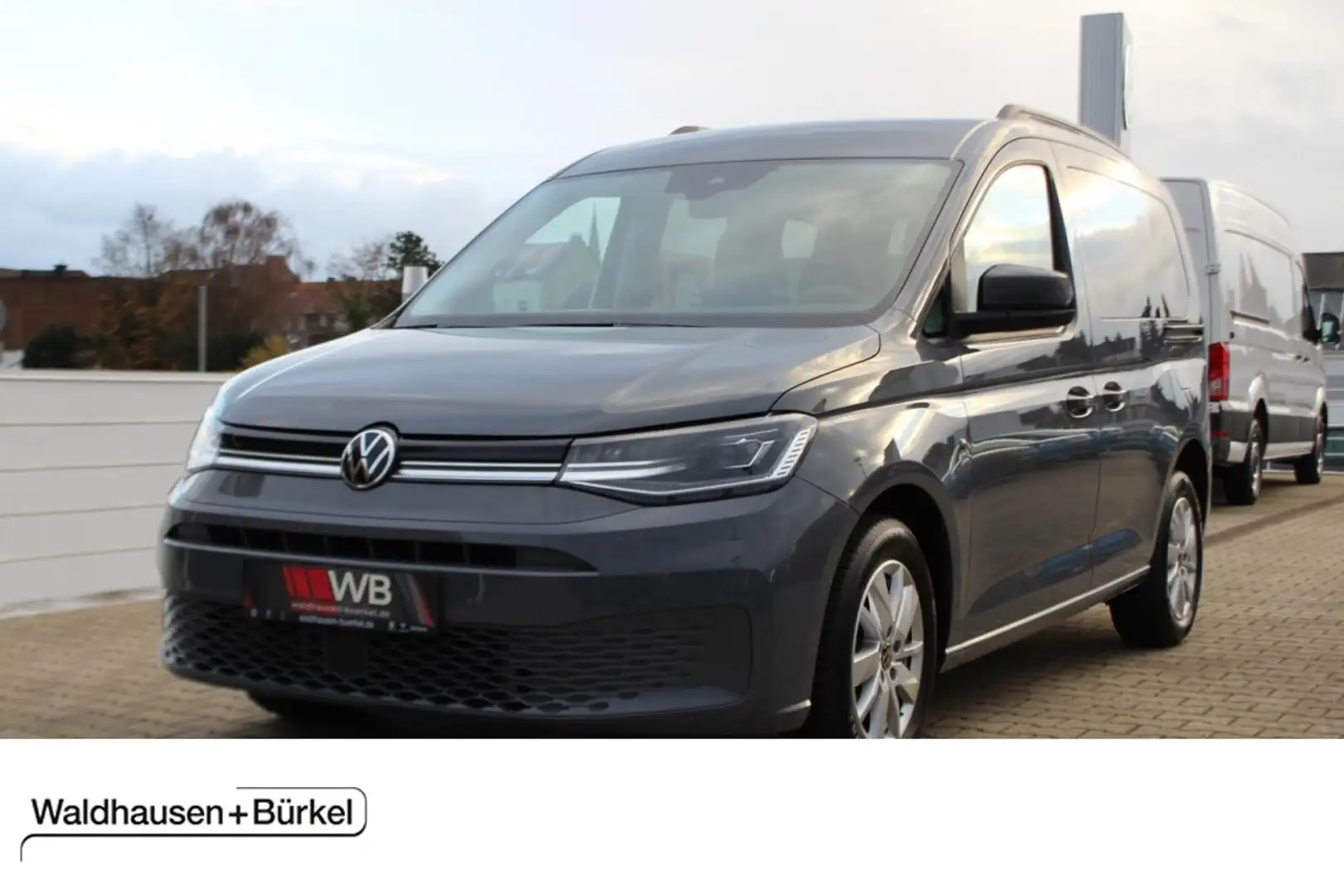 Volkswagen Caddy LIFE 2.0 TDI / FLÜGELTÜREN / LED / AHK / DC / NA Grau - 1