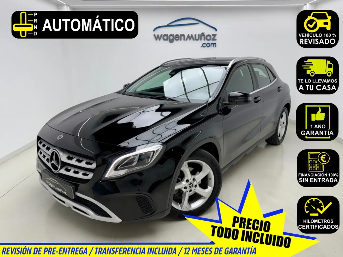 Mercedes-Benz GLA 200 200d 7G-DCT Zwart - 1