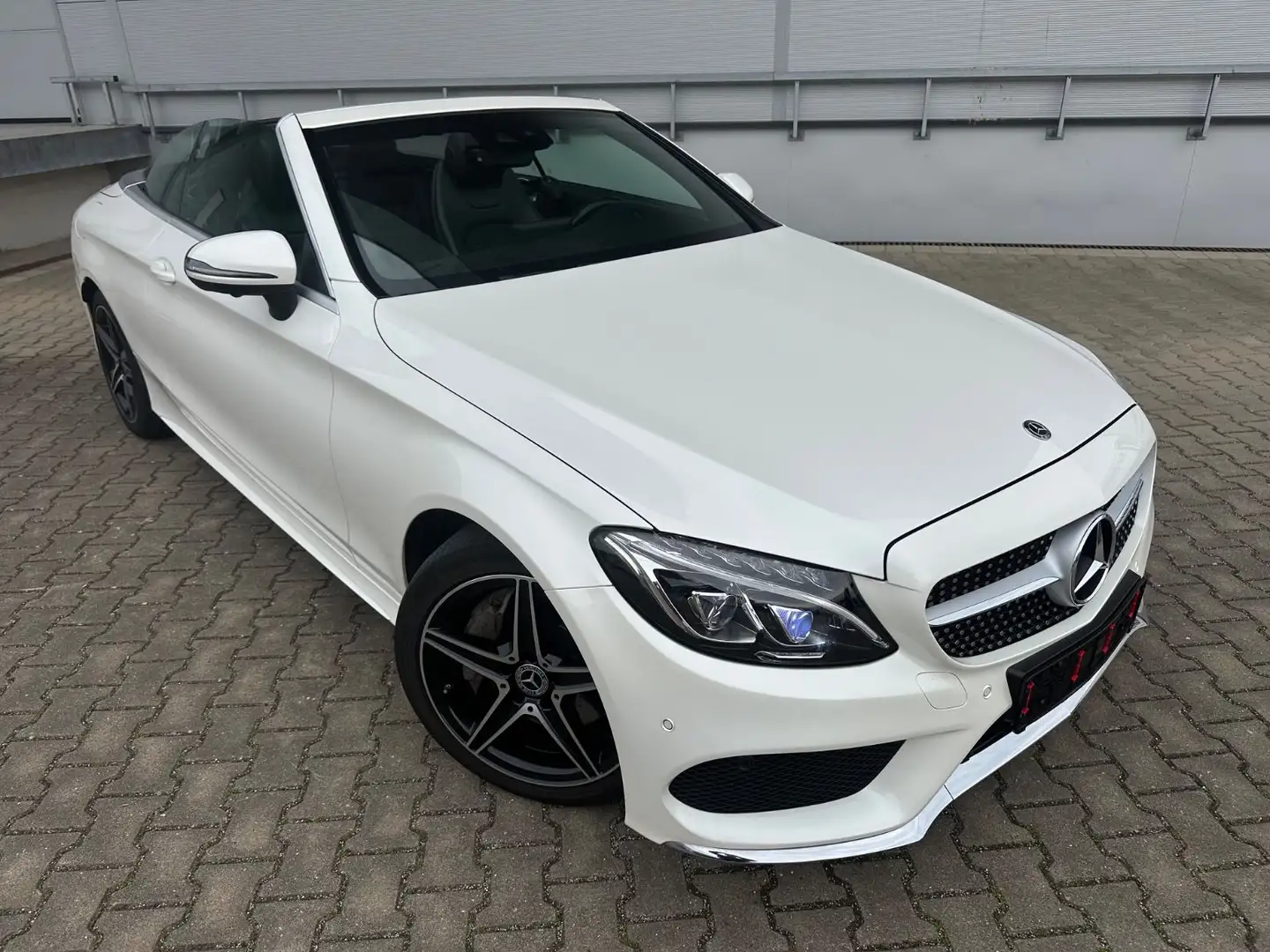 Mercedes-Benz C 250 d Cabrio/AMG/LED/KAMERA/TOP GEPFLEGT/ Blanco - 2