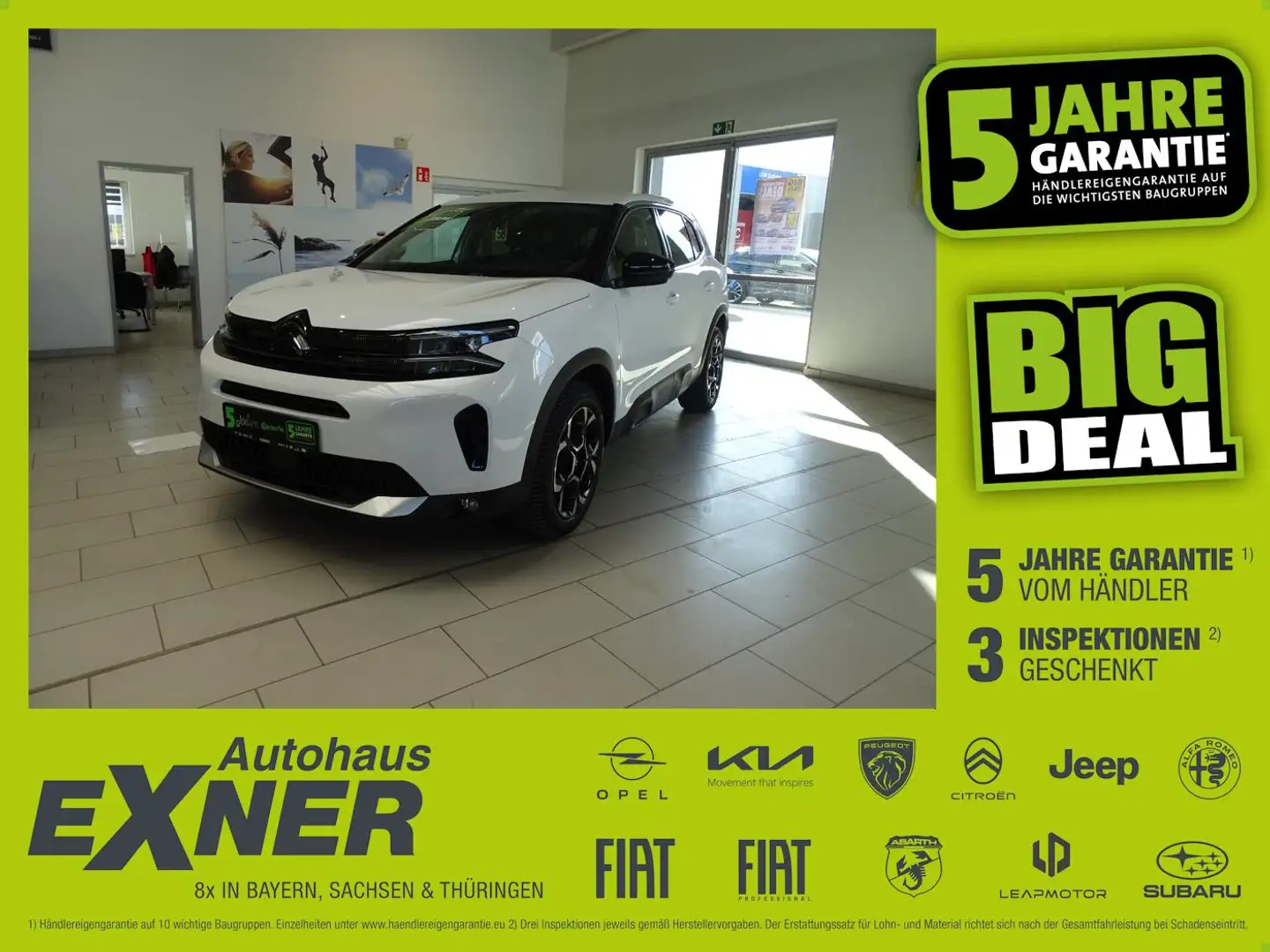 Citroen C5 Aircross 1.2 PureTech 130 FEEL LED+SHZ+Kam. Weiß - 1