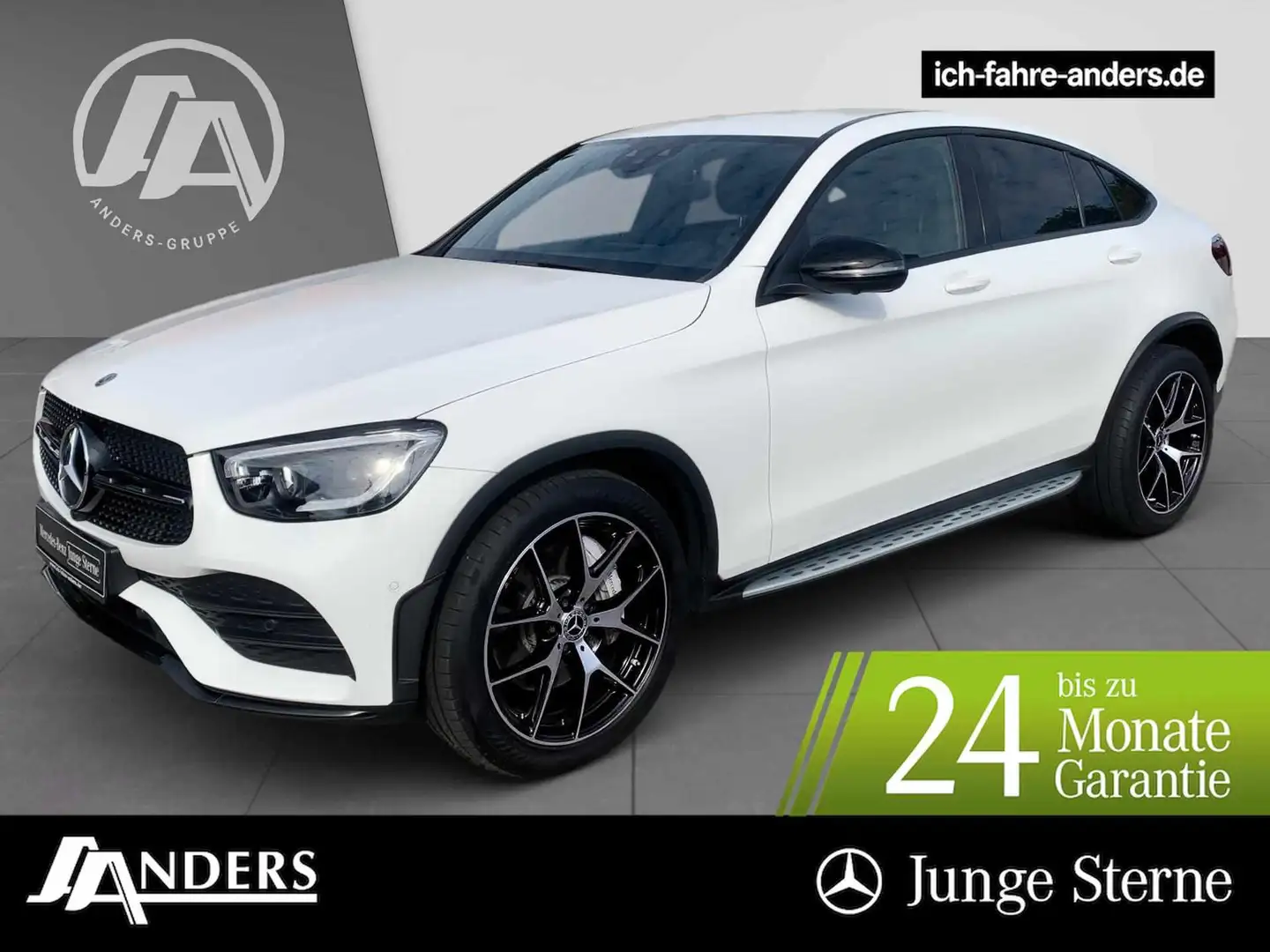 Mercedes-Benz GLC 200 4M AMG+MBUX+Distr+Burm+digCock+AIR Weiß - 1