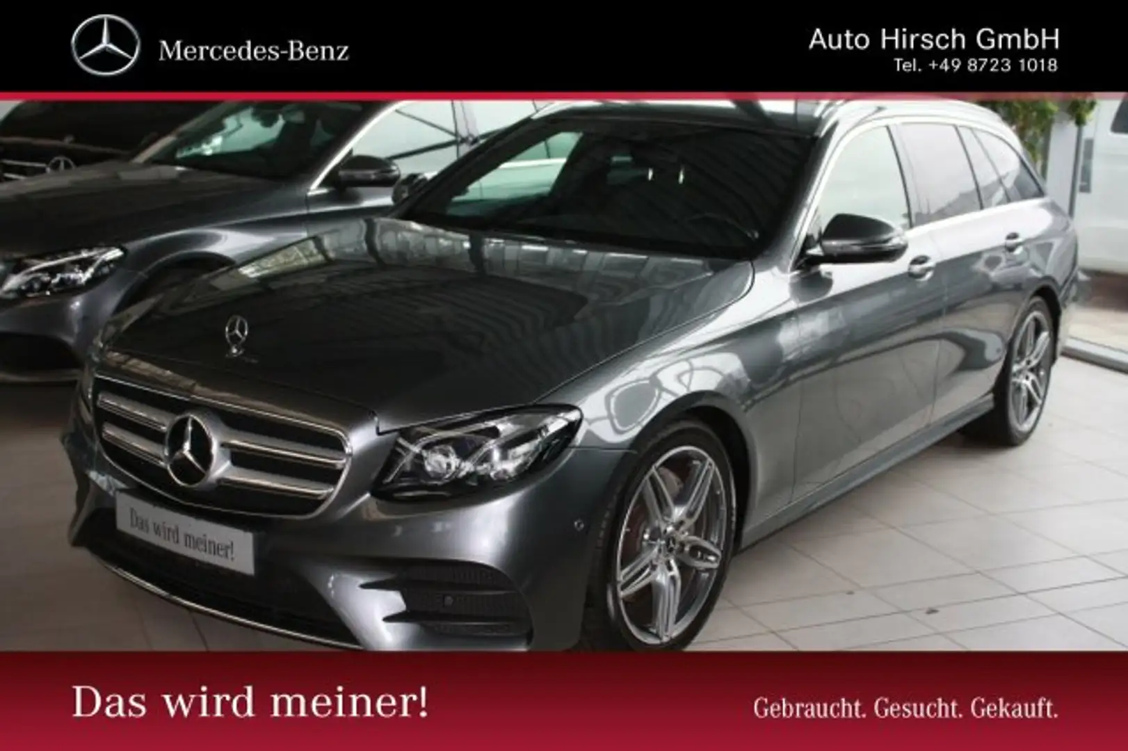 Mercedes-Benz E 220 E 220 d T-Modell AMG Line Exterieur/COMAND APS Gris - 1
