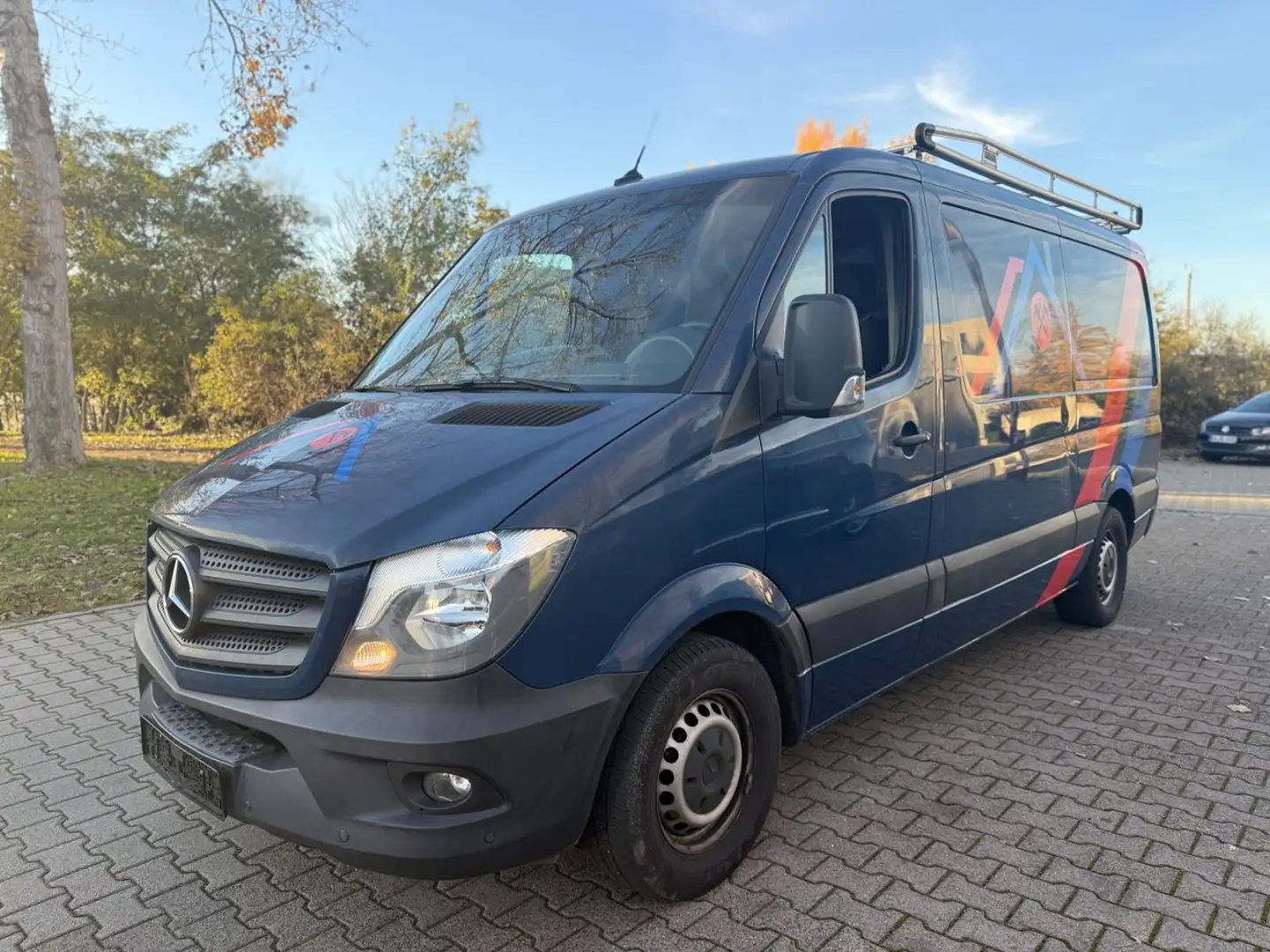 Mercedes-Benz Sprinter II Kasten/316 CDI/KLIMA/ACC/NAVI/ Bleu - 1