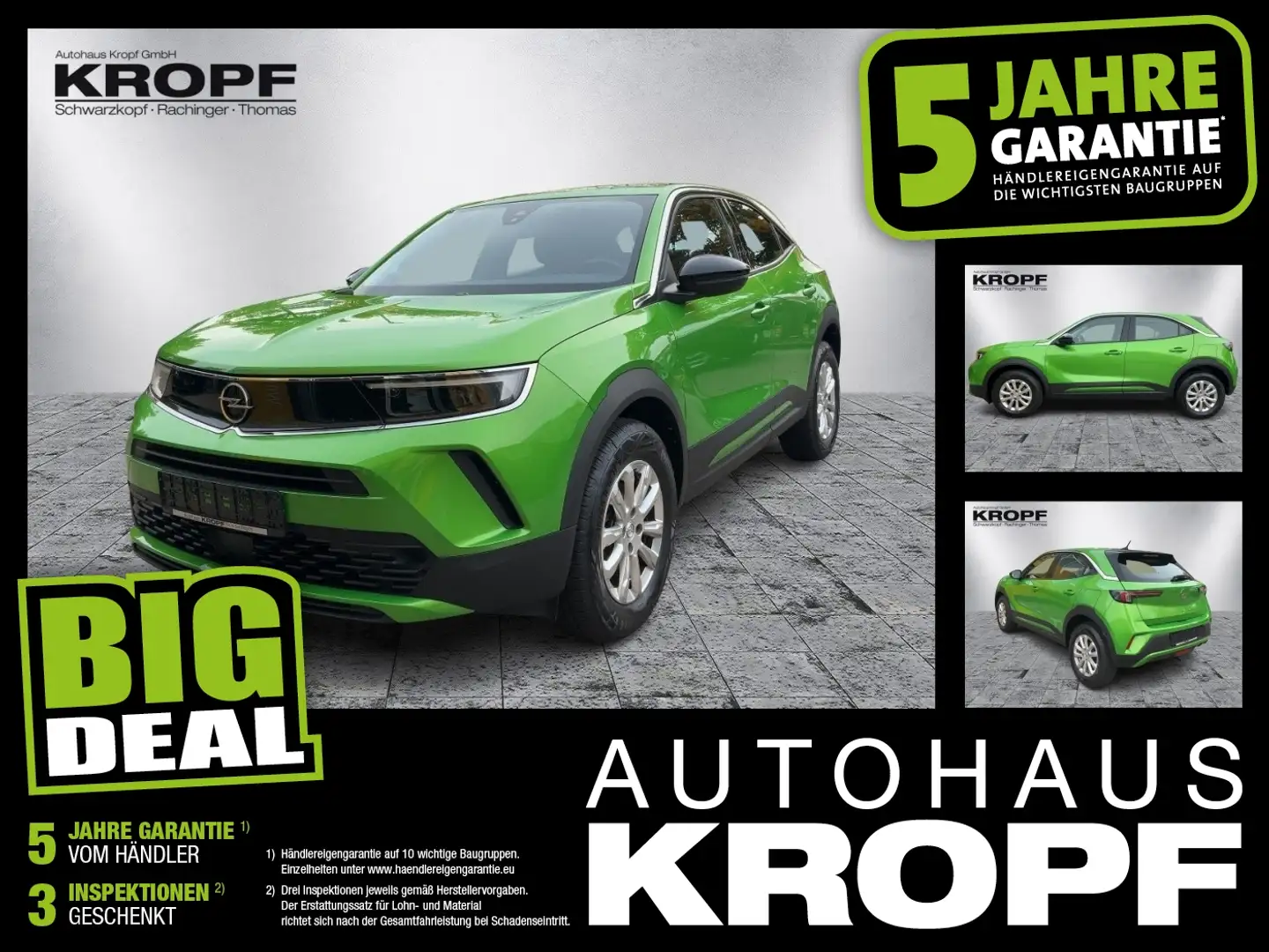 Opel Mokka 1.2 Turbo Edition FIN ab 2,99% LED+LM Grün - 1