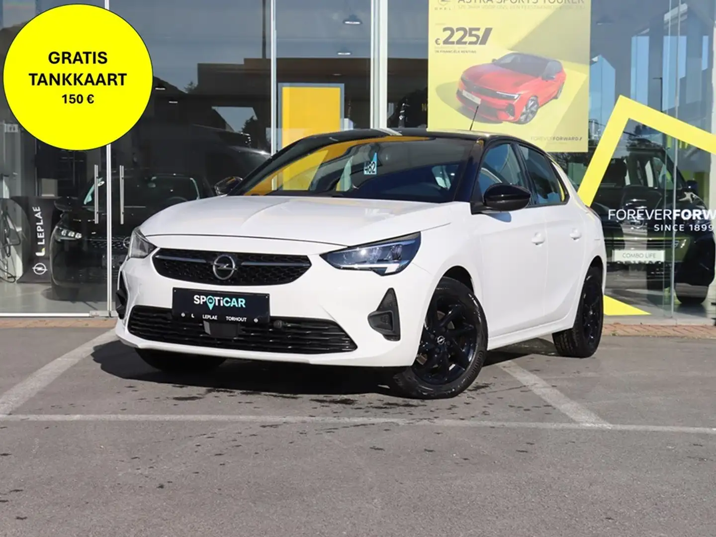 Opel Corsa GS 1.2T|AUTOMAAT|130 PK|CARPLAY|AIRCO|2 JAAR GARAN Blanc - 1