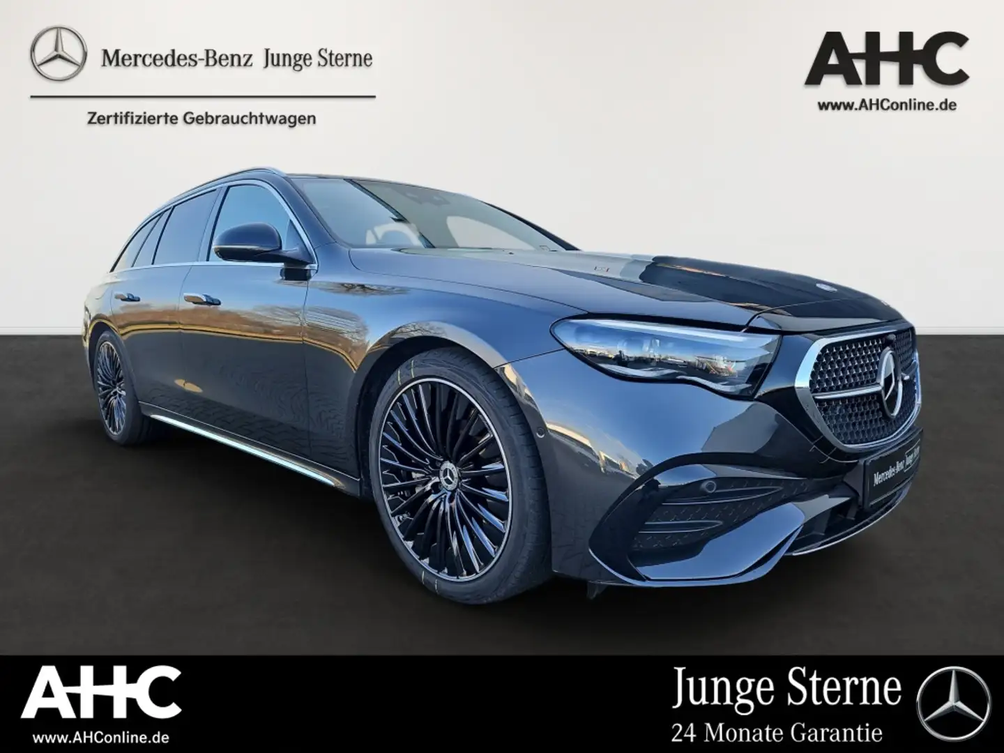 Mercedes-Benz E 450 4M T AMG AHK Pano Superscreen Sitzklima Gris - 2