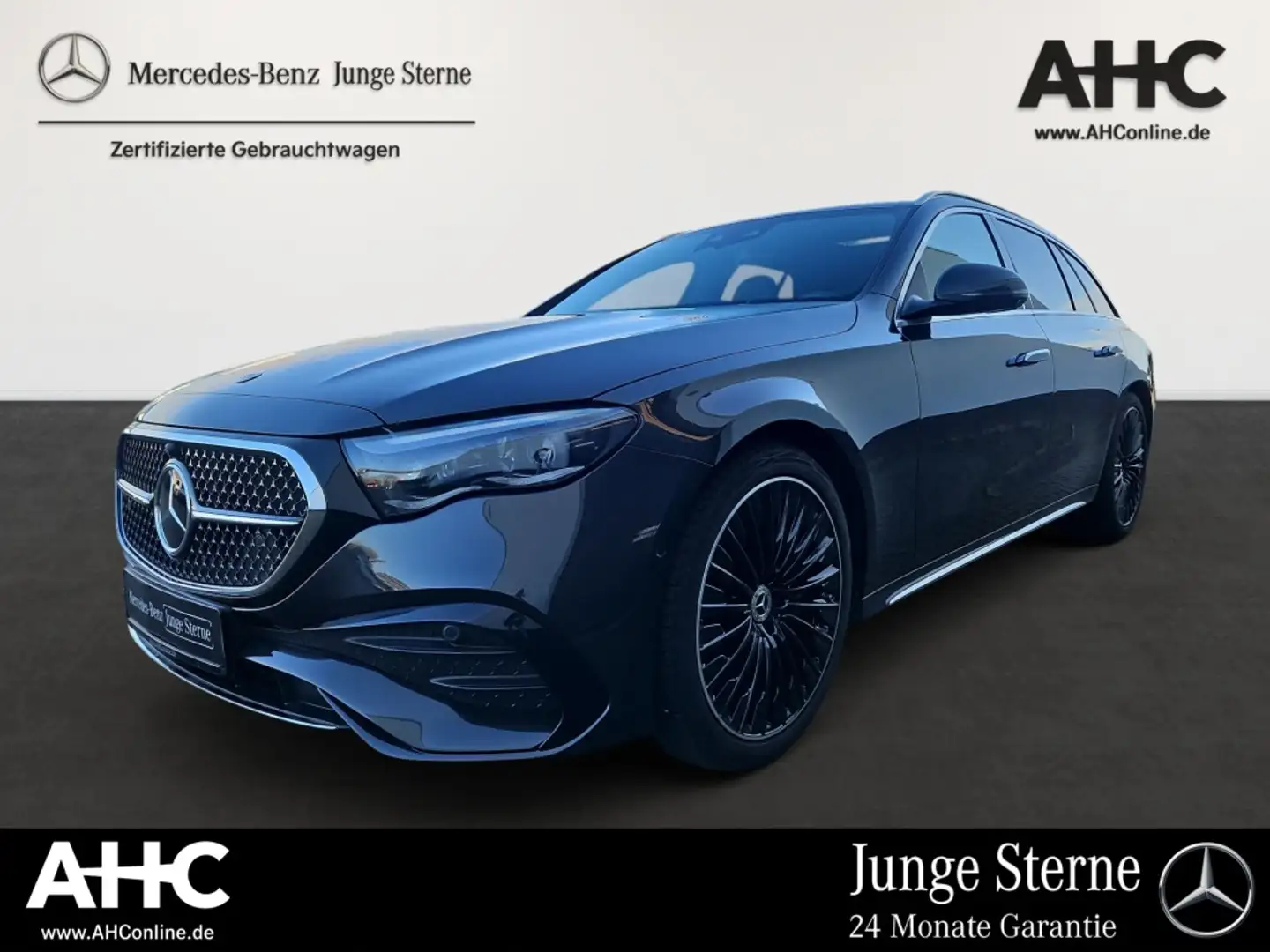 Mercedes-Benz E 450 4M T AMG AHK Pano Superscreen Sitzklima Gris - 1