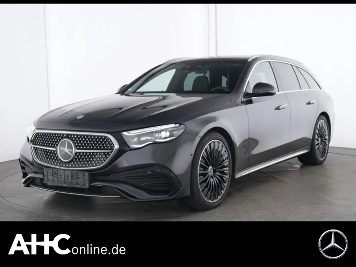 Mercedes-Benz E 450 4M T AMG AHK Pano Superscreen Sitzklima Grau - 1