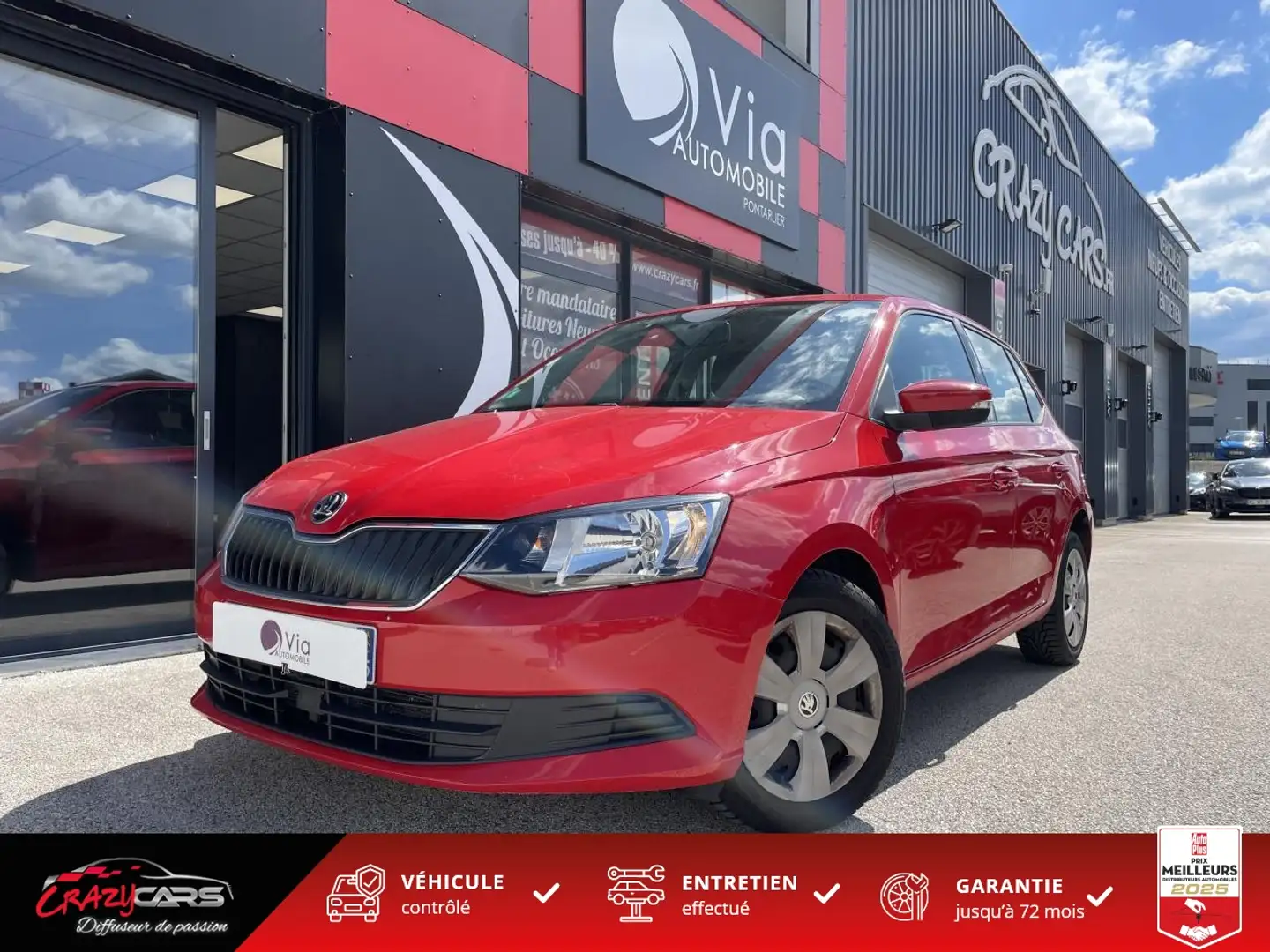 Skoda Fabia 1.4 TDI 90 Ambition Rot - 1