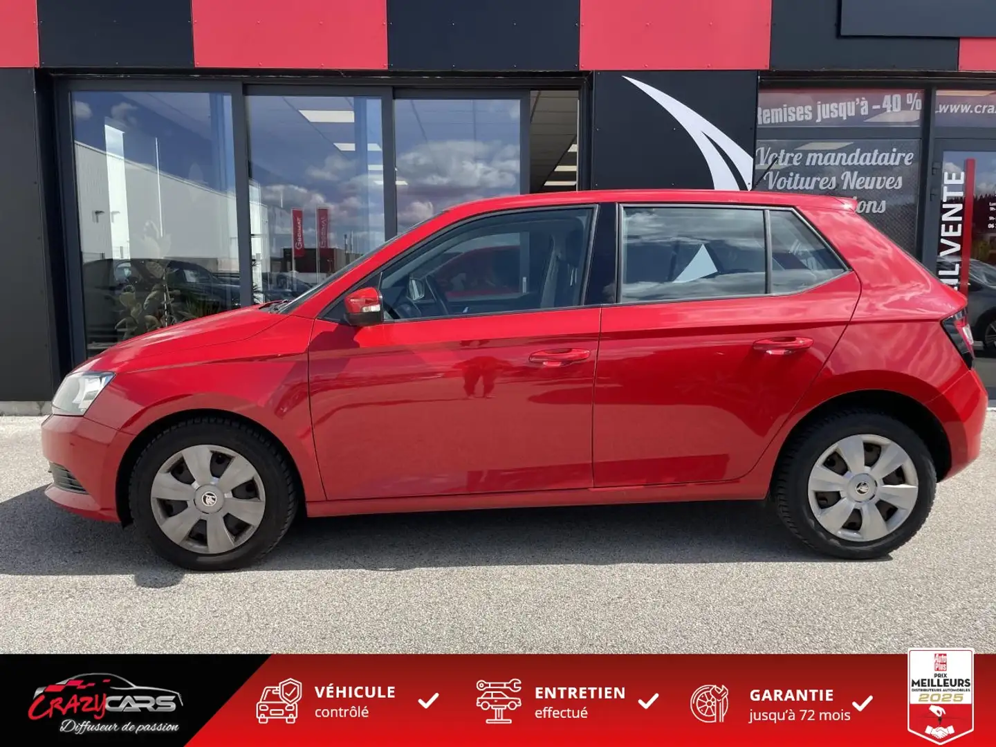 Skoda Fabia 1.4 TDI 90 Ambition Rouge - 2