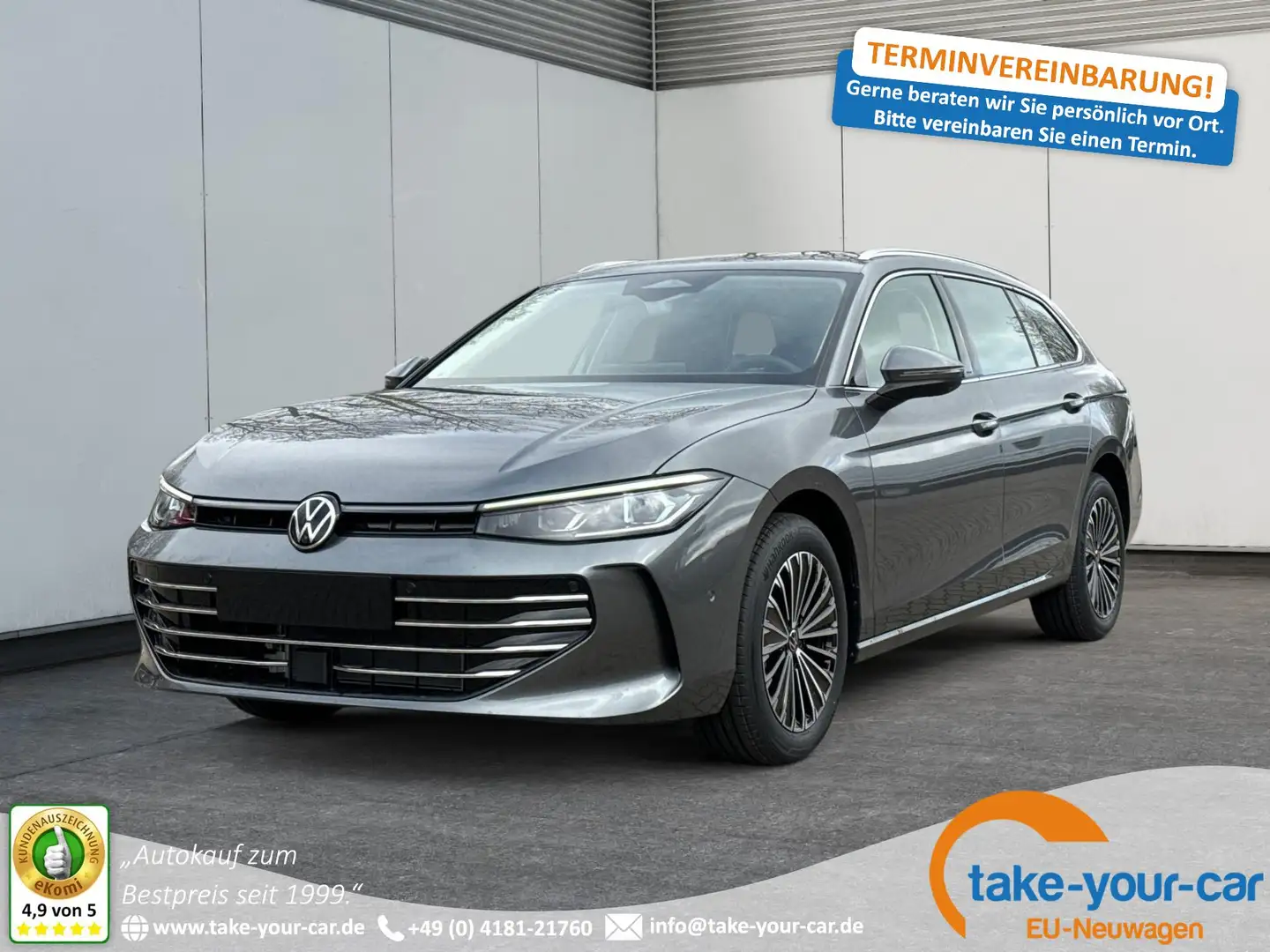 Volkswagen Passat Variant Elegance DSG+NAVI+MATRIX+MASSAGE+ACC+KAMERA 1.5... Gris - 1