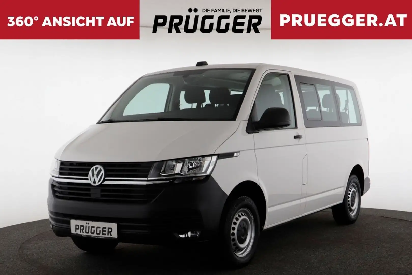 Volkswagen T6.1 Transporter Kombi 2,0 TDI 9-SITZER MwSt AUSWEISBAR Weiß - 1