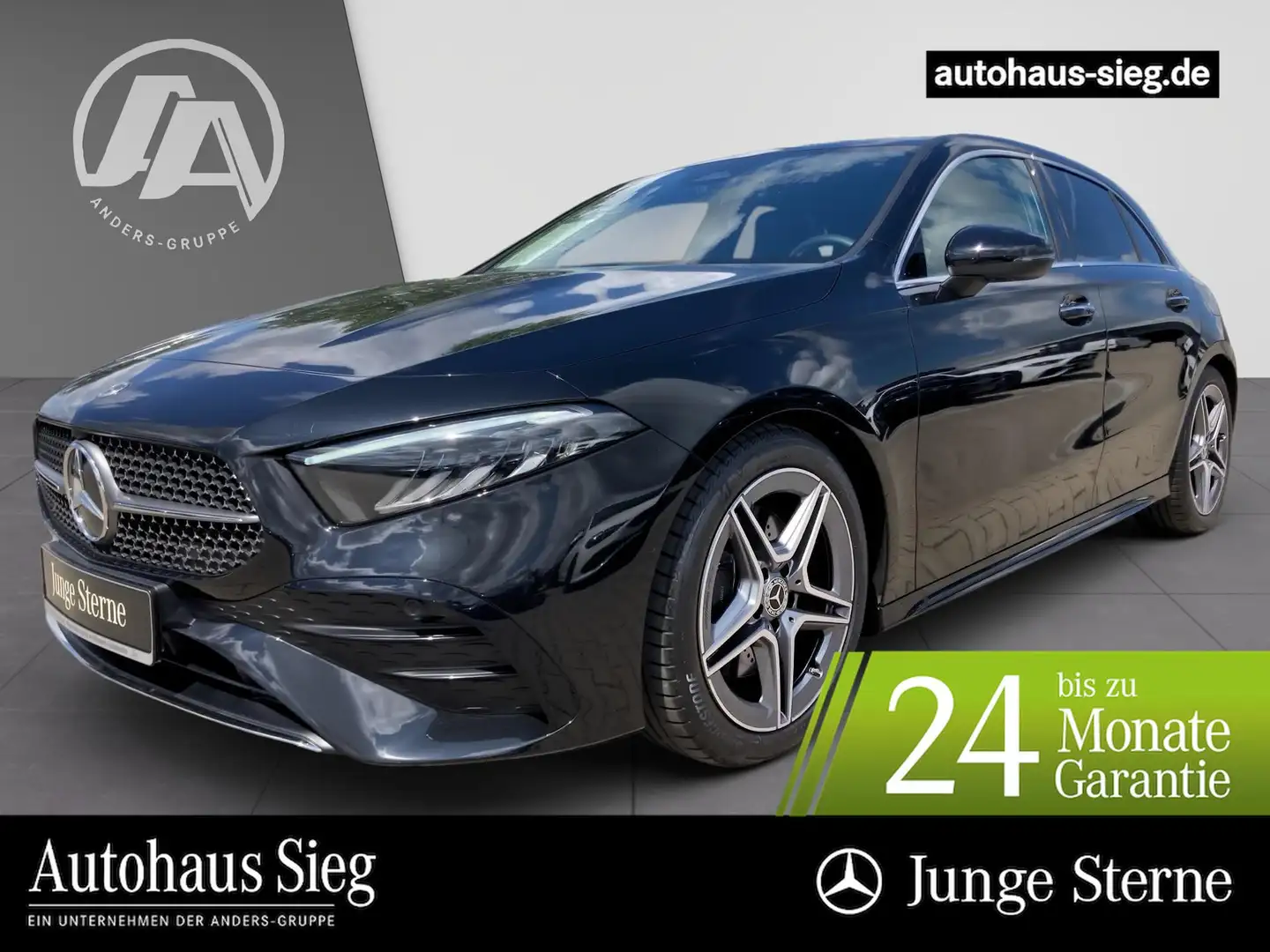 Mercedes-Benz A 220 d AMG AdvPLus+MBUX+Distr+LED+Kam+Key+PDC Schwarz - 1