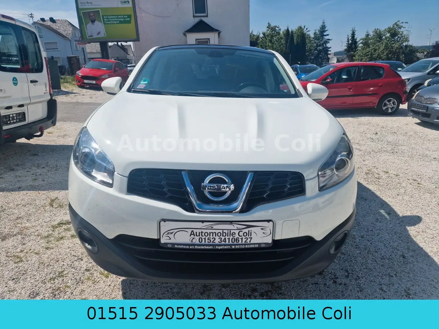 Nissan Qashqai I-Way+Navi+Panorama+Klimaautomatik+Euro5 Blanco - 2
