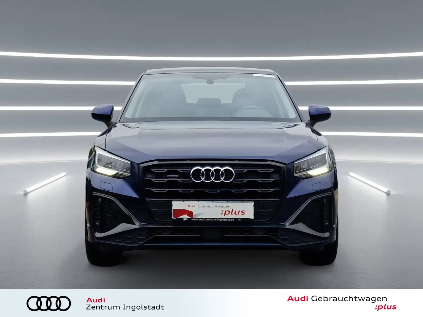 Audi Q2 35 TDI qu S line PANO AHK Optik-schw. Kamera Blau - 2