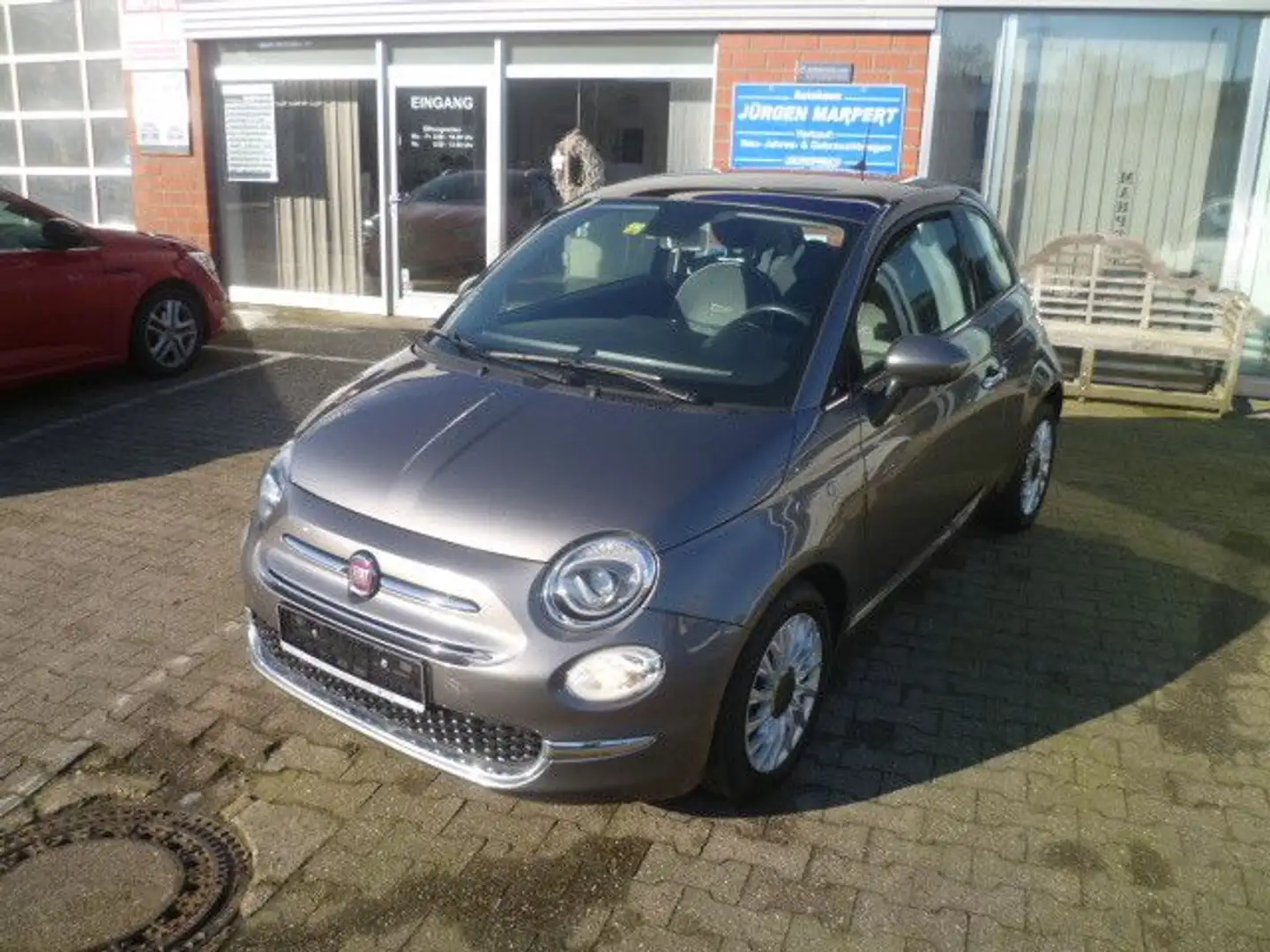 Fiat 500 Klimaautomatik Alufelgen Panoramadach Gris - 1